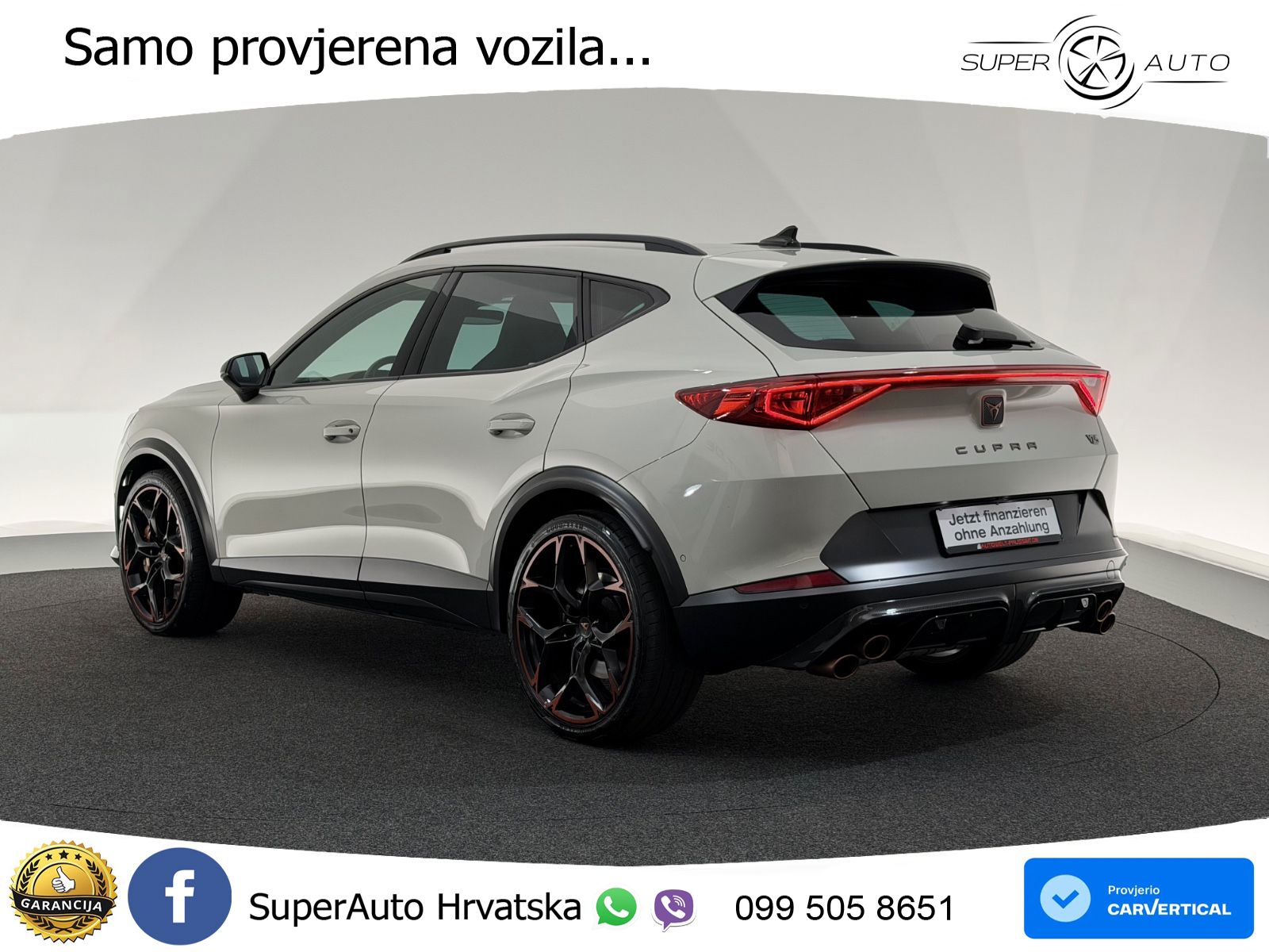Cupra Formentor VZ5 2.5 TSI (390 KS) 4Drive DSG LED+GR SJED+ACC