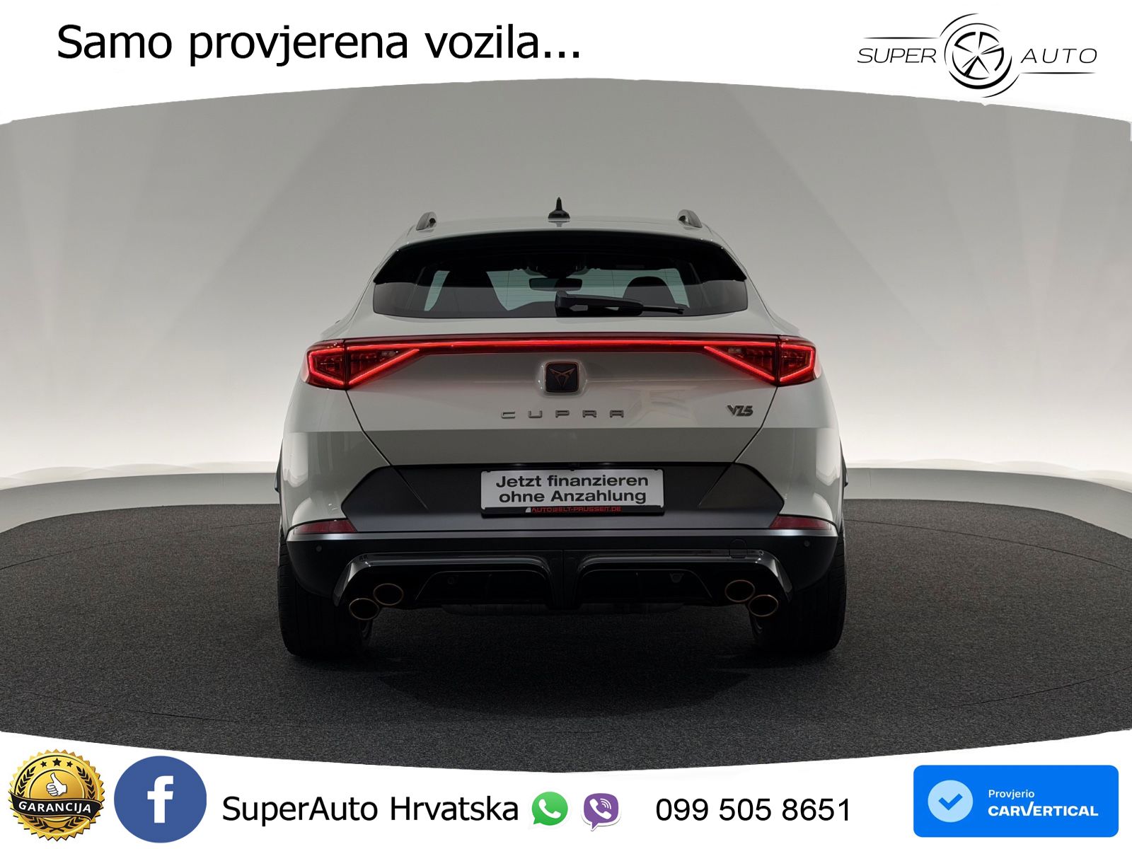 Cupra Formentor VZ5 2.5 TSI (390 KS) 4Drive DSG LED+GR SJED+ACC