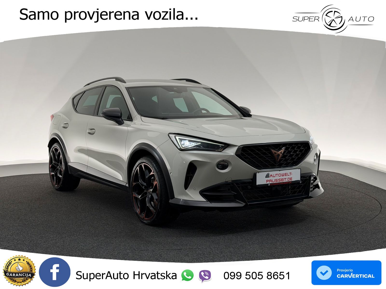 Cupra Formentor VZ5 2.5 TSI (390 KS) 4Drive DSG LED+GR SJED+ACC