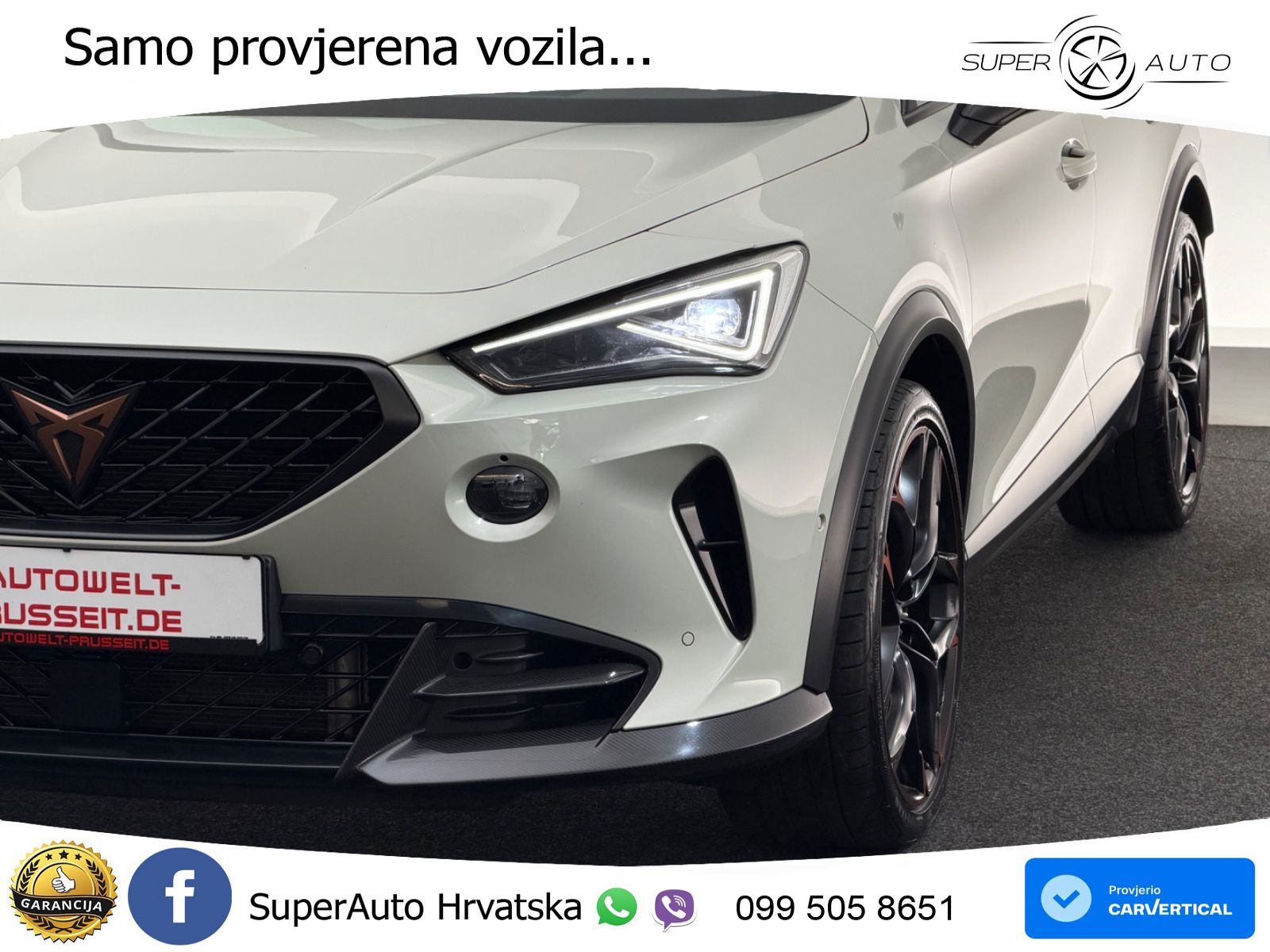 Cupra Formentor VZ5 2.5 TSI (390 KS) 4Drive DSG LED+GR SJED+ACC