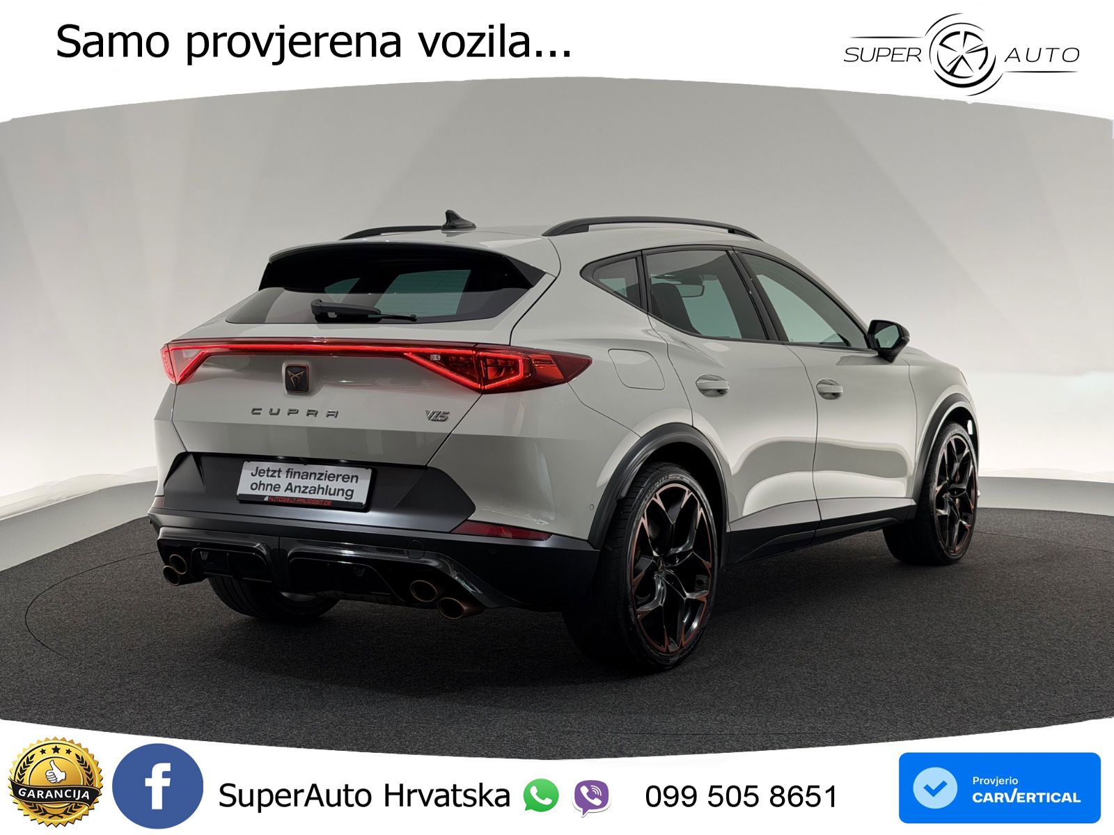 Cupra Formentor VZ5 2.5 TSI (390 KS) 4Drive DSG LED+GR SJED+ACC