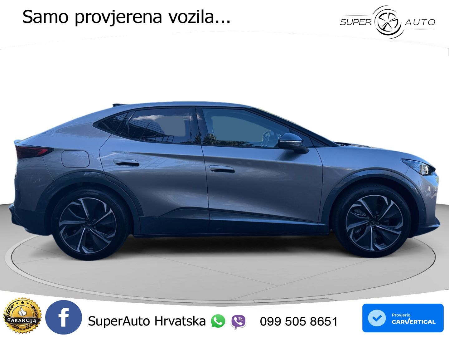 Cupra Tavascan 82 kWh (286 KS) LED+GR SJED+ACC