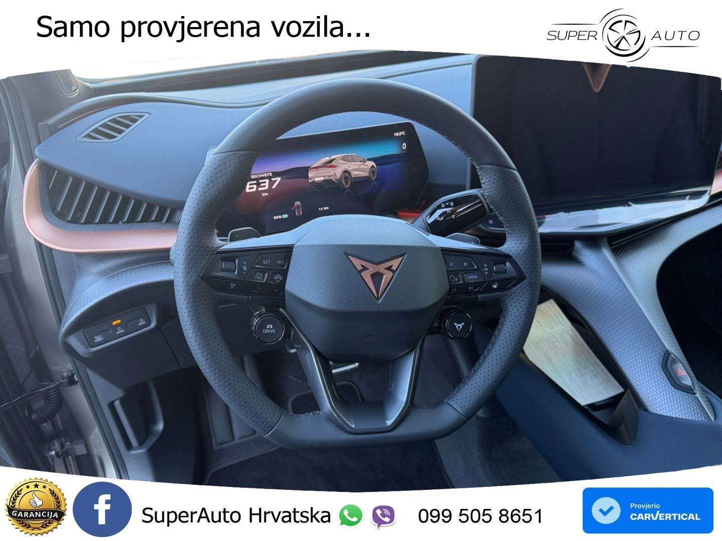 Cupra Tavascan 82 kWh (286 KS) LED+GR SJED+ACC