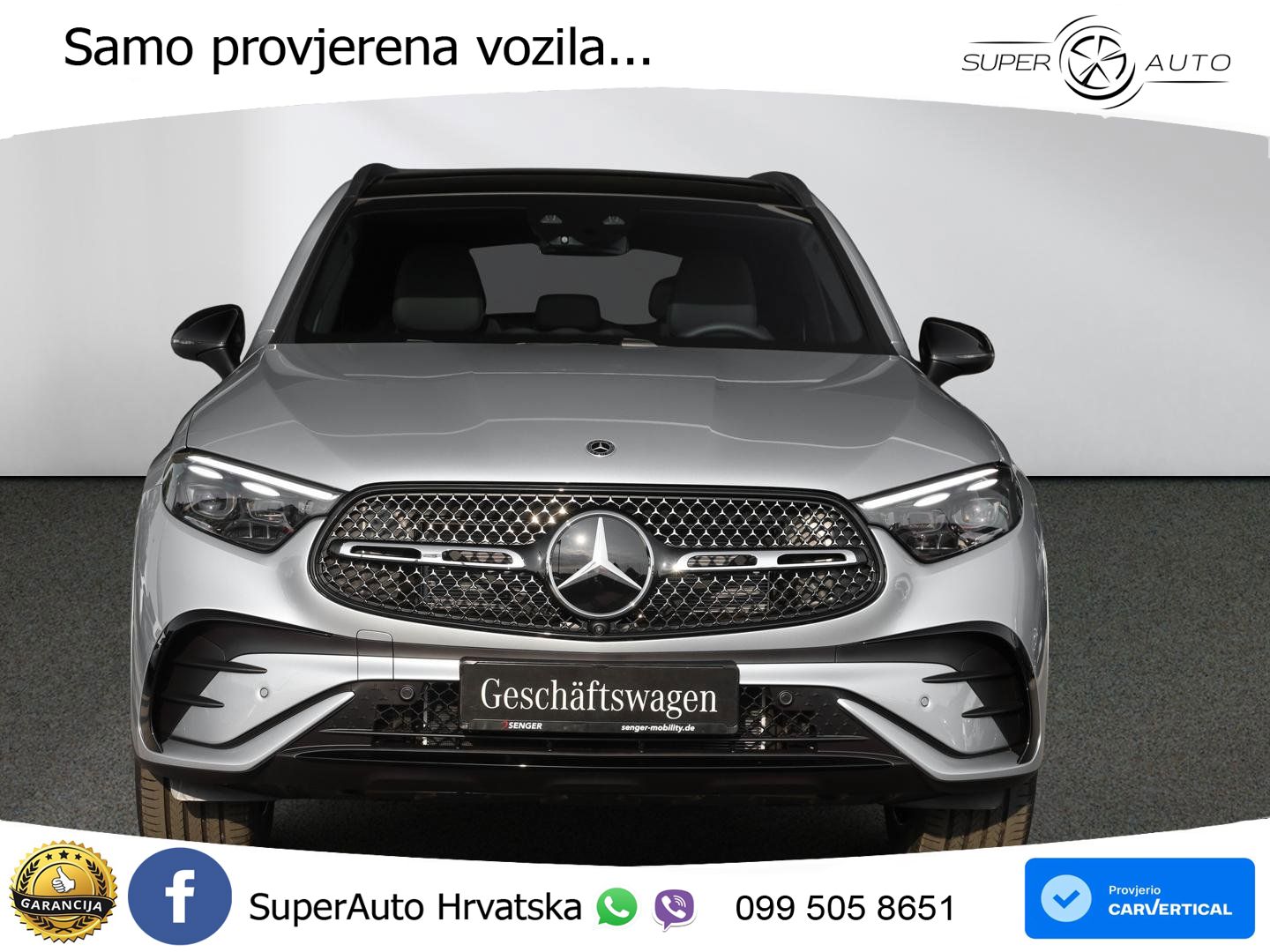 Mercedes GLC 450d (367 KS) 4MATIC 9G-TRONIC AMG ACC+GR SJED+360+PANO