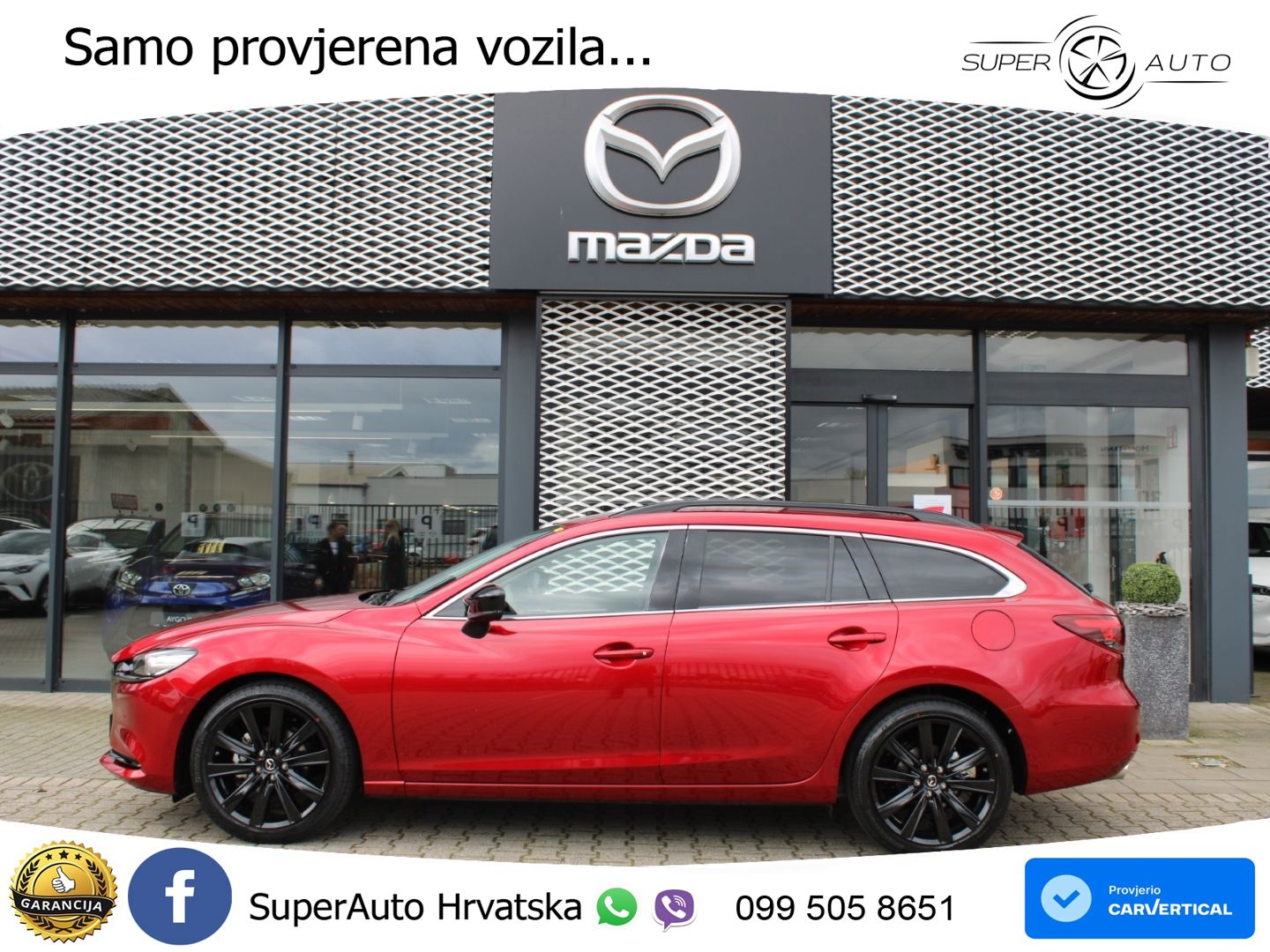 Mazda 6 Sport Combi 2.5 SKYACTIV-G (194 KS) SKYACTIV-Drive LED+GR SJED+ACC