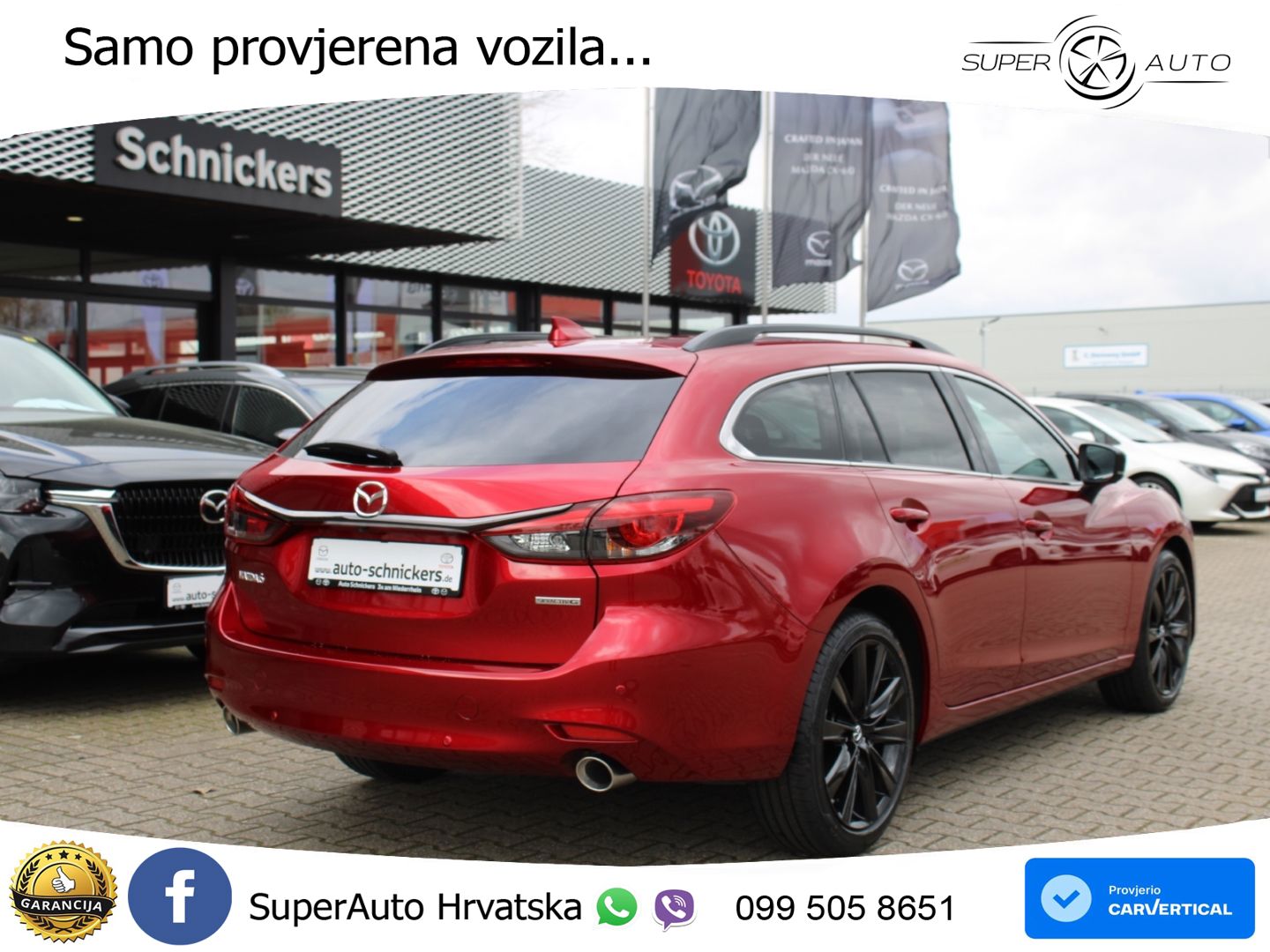 Mazda 6 Sport Combi 2.5 SKYACTIV-G (194 KS) SKYACTIV-Drive LED+GR SJED+ACC
