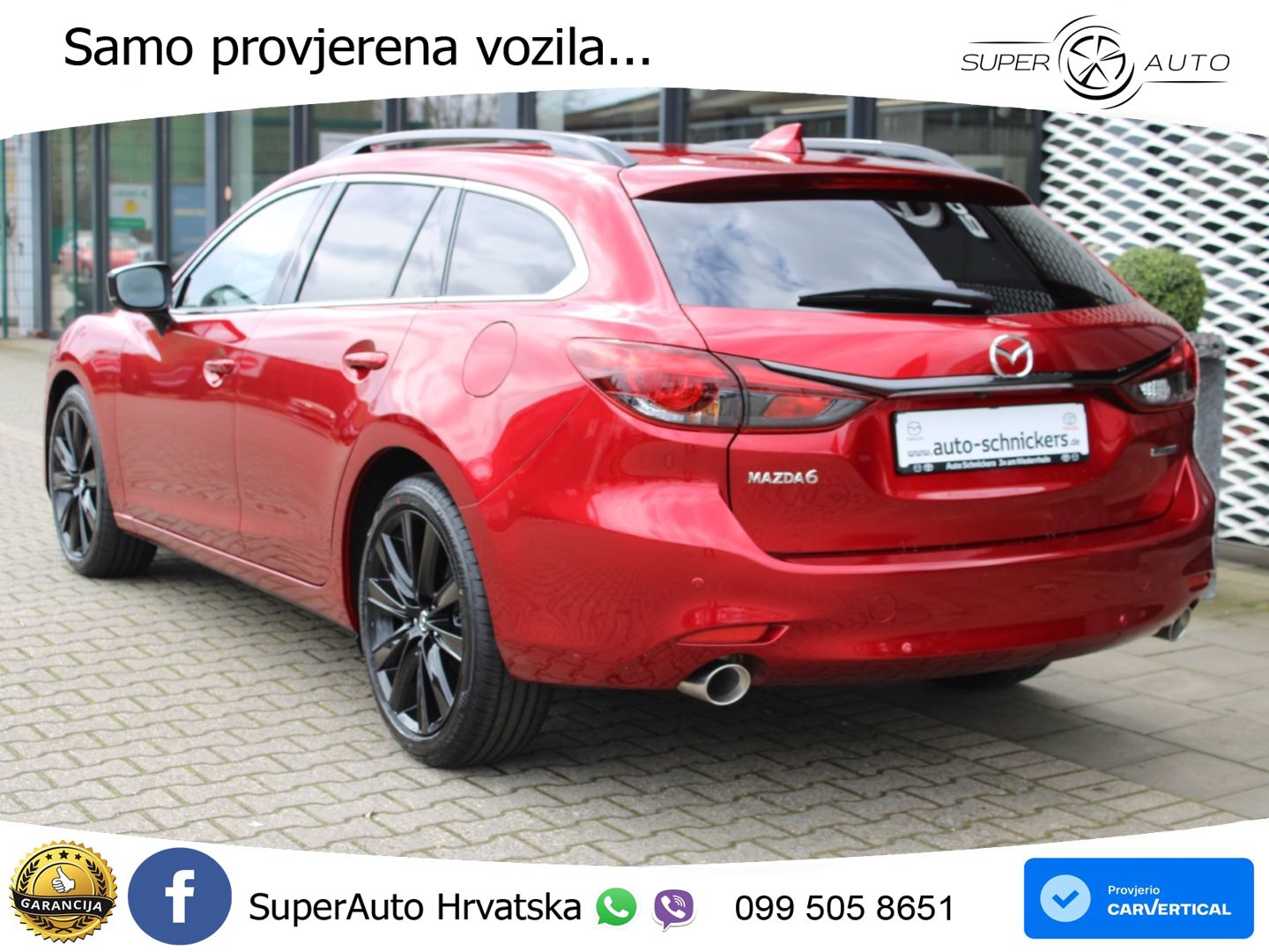 Mazda 6 Sport Combi 2.5 SKYACTIV-G (194 KS) SKYACTIV-Drive LED+GR SJED+ACC