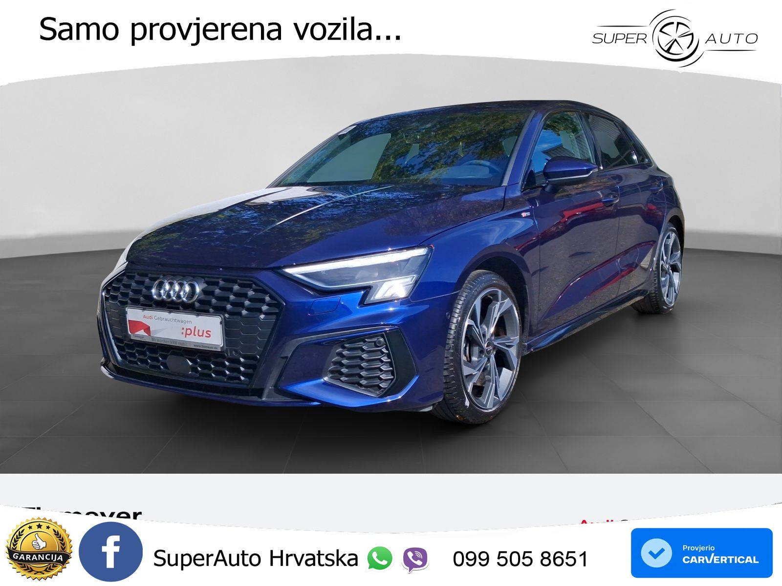 Audi A3 35 TFSI (150 KS) S line