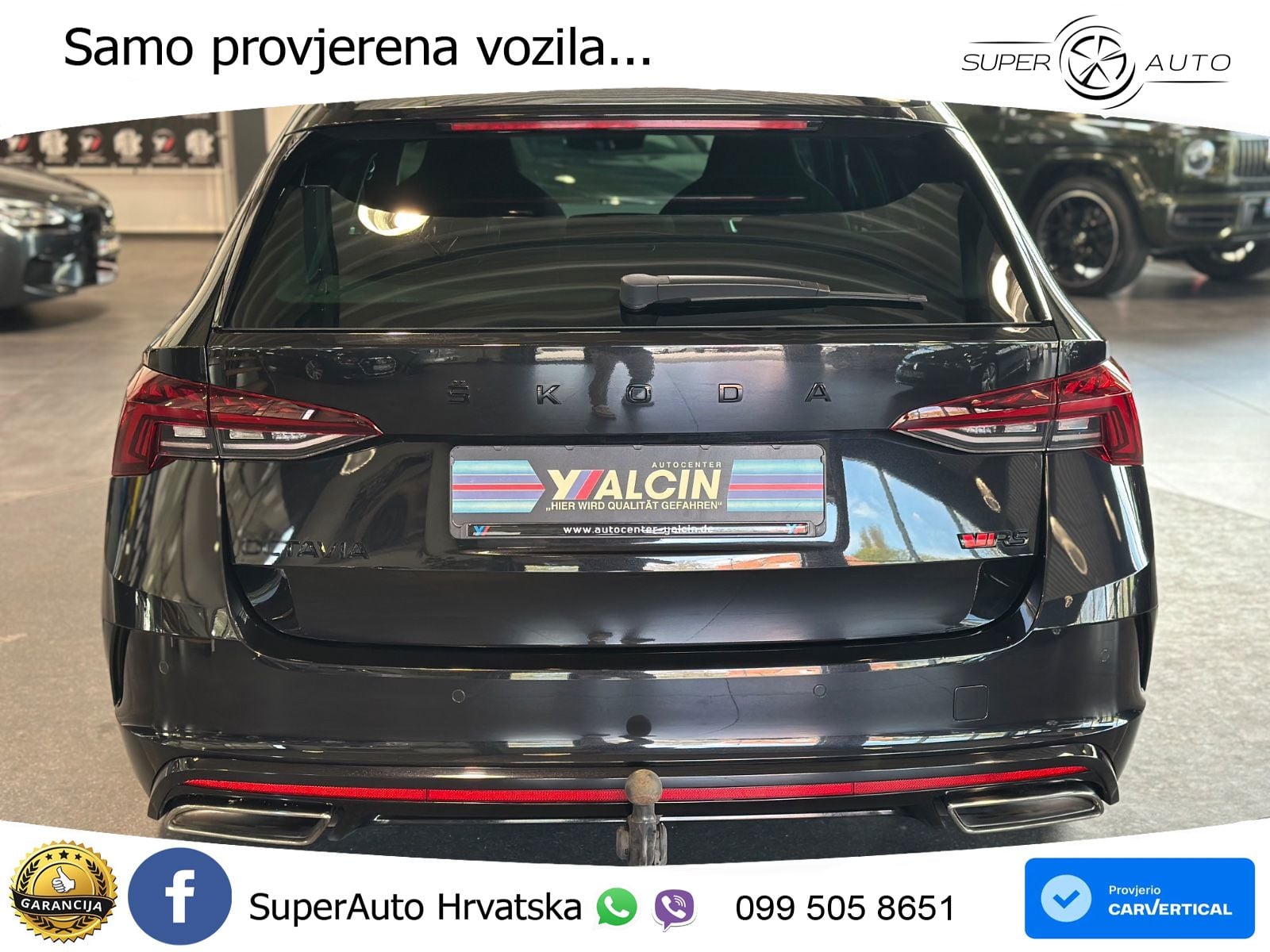 Škoda Octavia Combi RS 2.0 TDI (200 KS) 4x4 DSG LED+GR SJED+ACC
