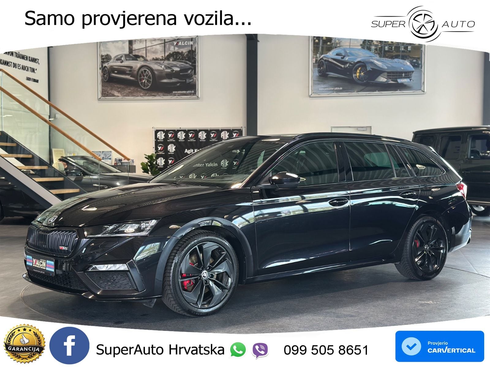 Škoda Octavia Combi RS 2.0 TDI (200 KS) 4x4 DSG LED+GR SJED+ACC