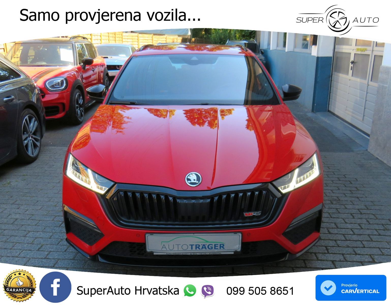 Škoda Octavia Combi RS 2.0 TDI (200 KS) 4x4 DSG LED+GR SJED+ACC