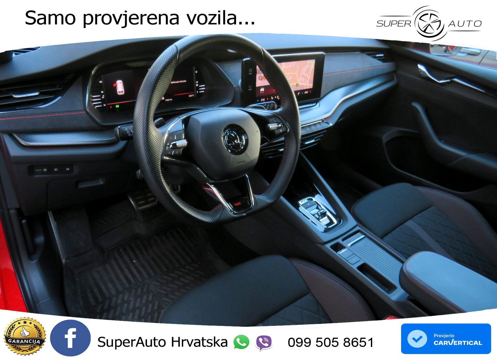 Škoda Octavia Combi RS 2.0 TDI (200 KS) 4x4 DSG LED+GR SJED+ACC