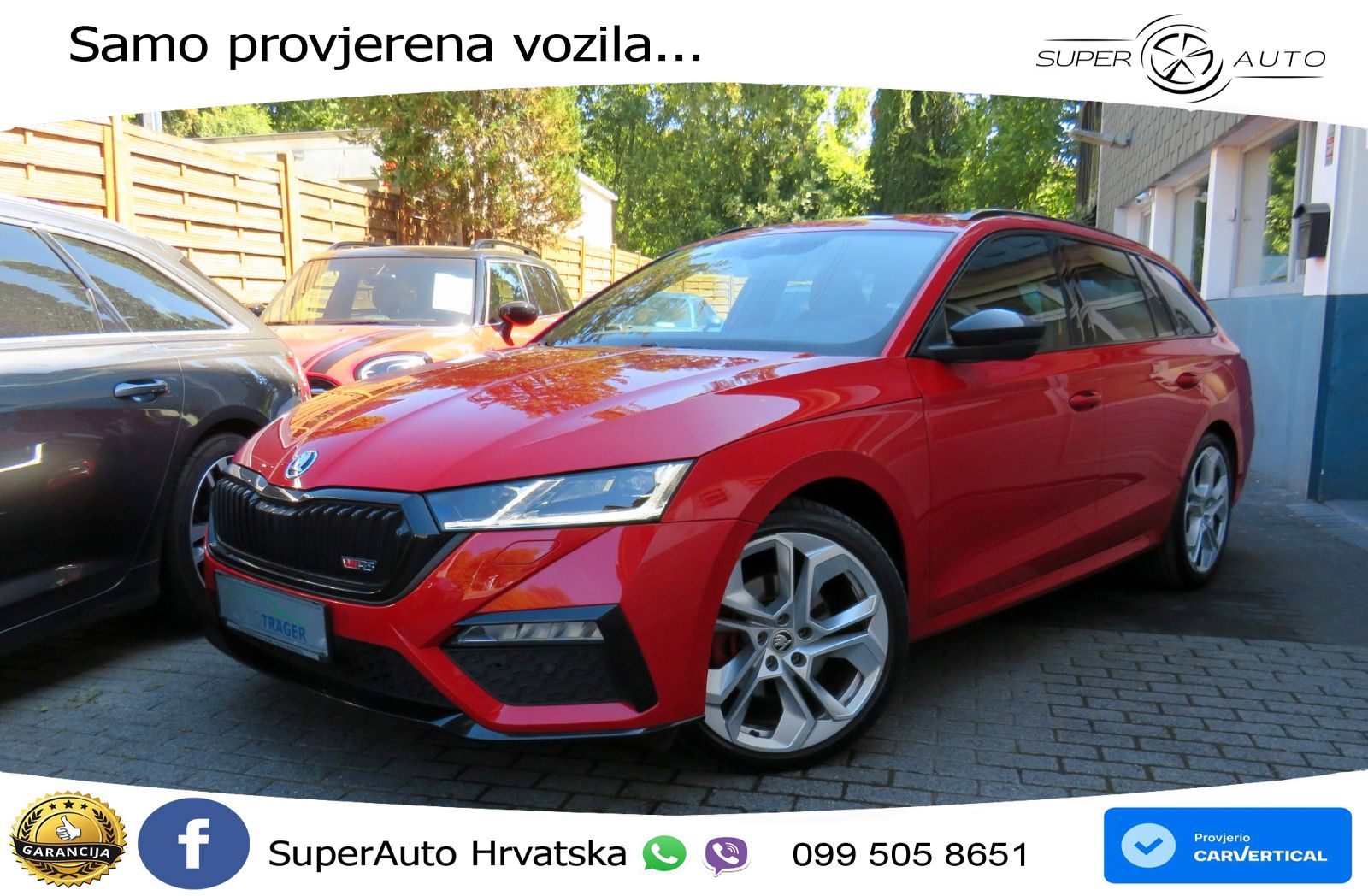 Škoda Octavia Combi RS 2.0 TDI (200 KS) 4x4 DSG LED+GR SJED+ACC
