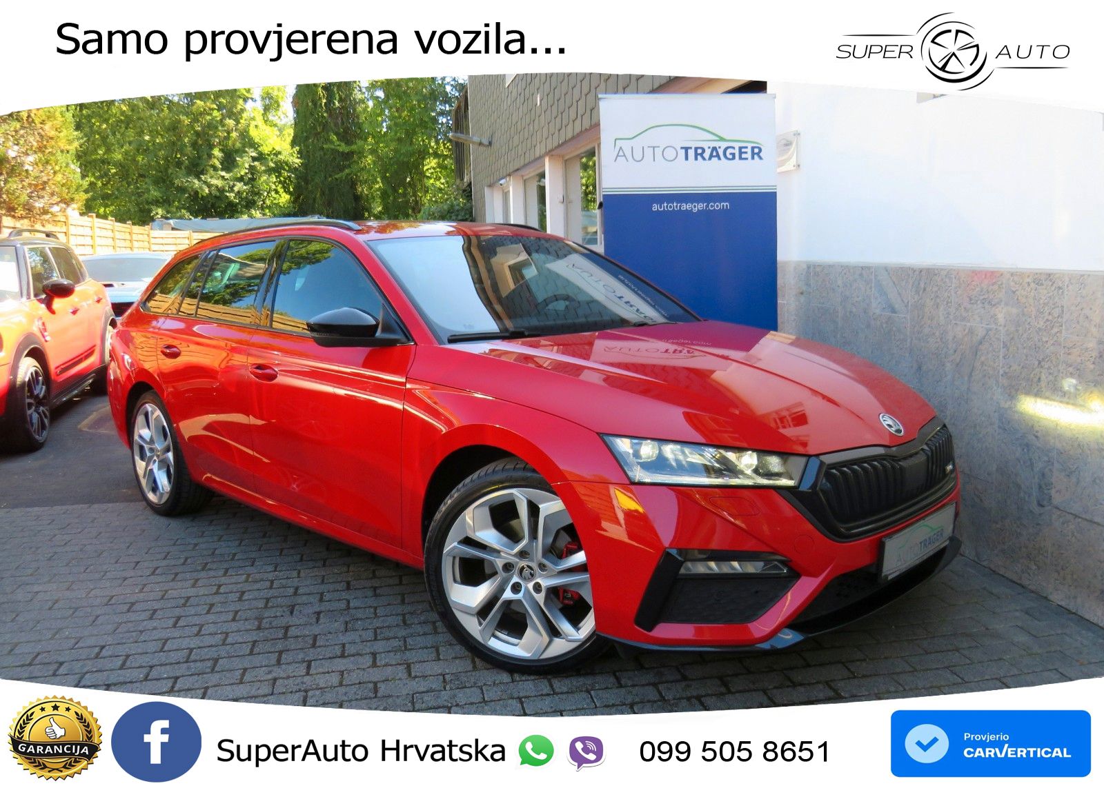 Škoda Octavia Combi RS 2.0 TDI (200 KS) 4x4 DSG LED+GR SJED+ACC