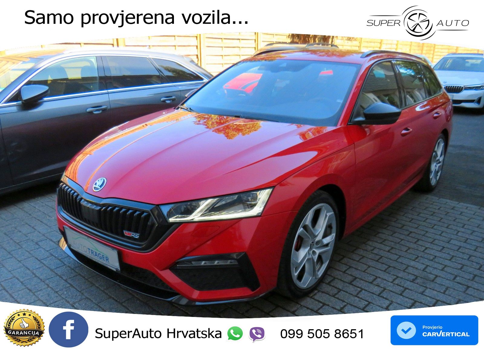 Škoda Octavia Combi RS 2.0 TDI (200 KS) 4x4 DSG LED+GR SJED+ACC