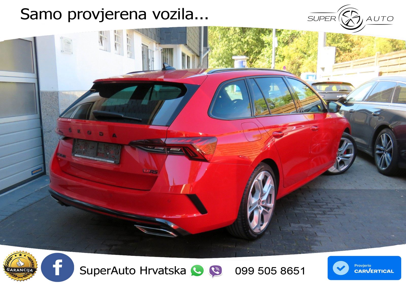 Škoda Octavia Combi RS 2.0 TDI (200 KS) 4x4 DSG LED+GR SJED+ACC