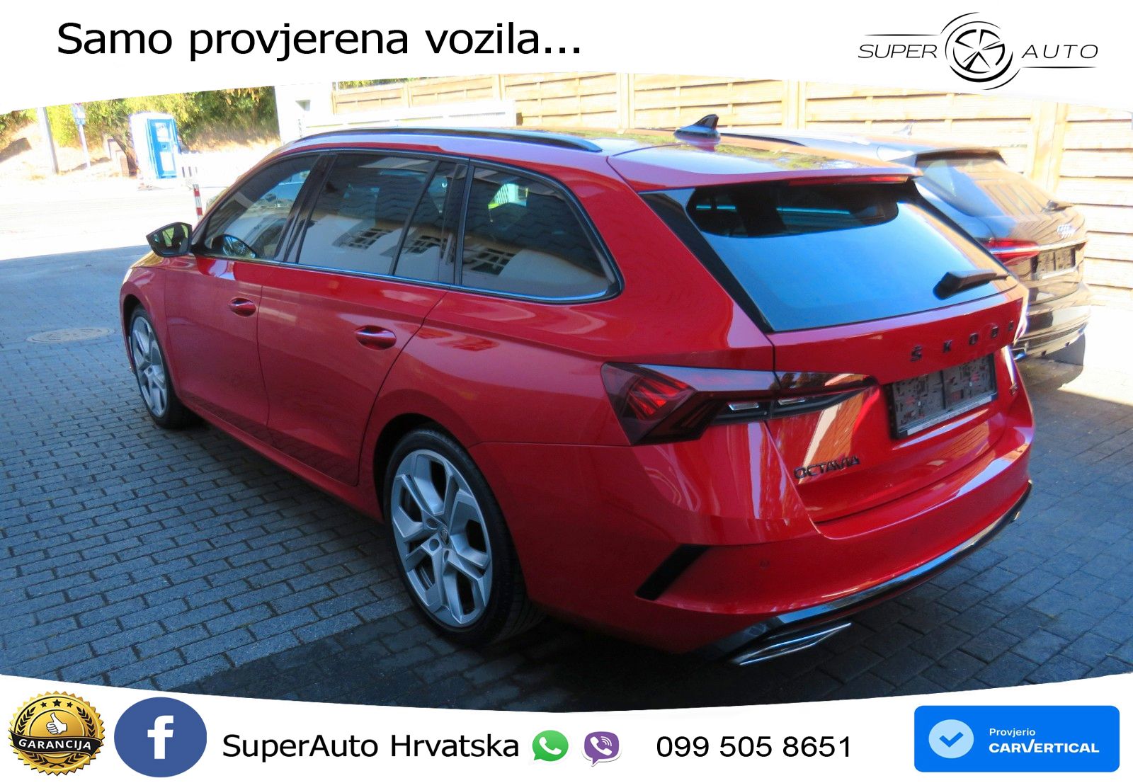 Škoda Octavia Combi RS 2.0 TDI (200 KS) 4x4 DSG LED+GR SJED+ACC