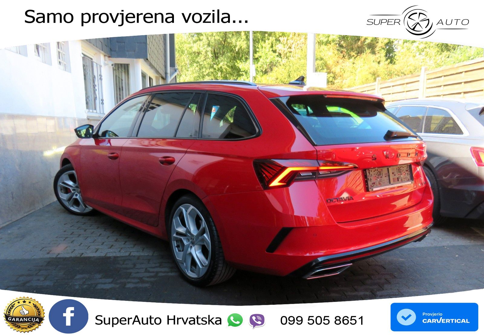 Škoda Octavia Combi RS 2.0 TDI (200 KS) 4x4 DSG LED+GR SJED+ACC