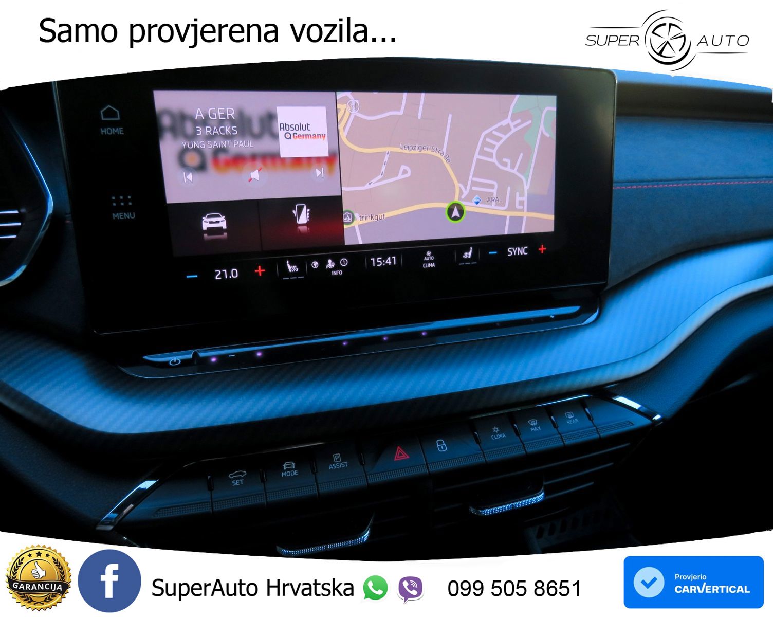 Škoda Octavia Combi RS 2.0 TDI (200 KS) 4x4 DSG LED+GR SJED+ACC