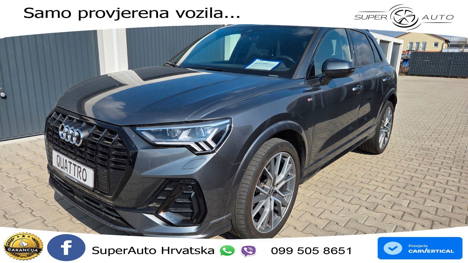 Audi Q3 40 TDI (200 KS) quattro S tronic S line MATRIX+GR SJED+KAM