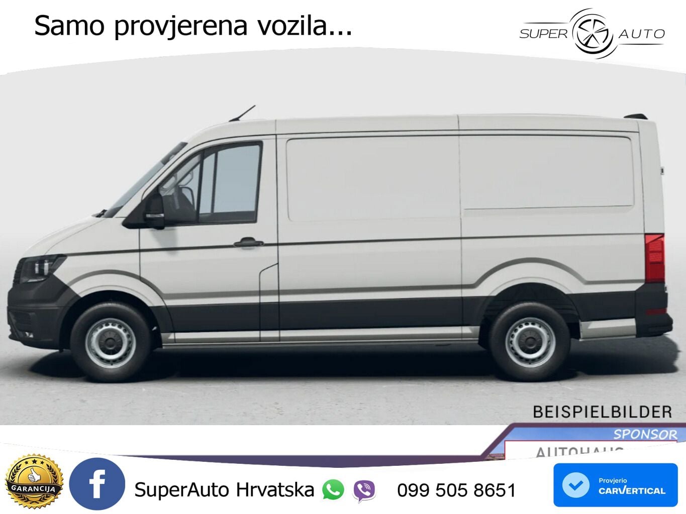 Volkswagen Crafter 35 AT8 L3H2 Kam Temp 2xPDC UVP-39%* 177 KS