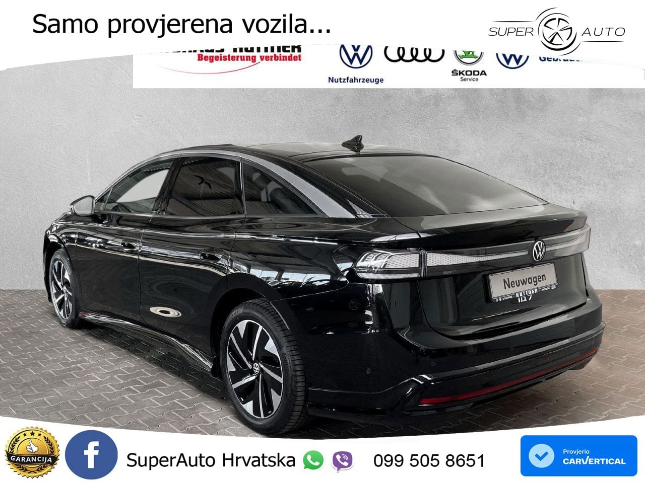 Volkswagen ID.7 Pro 82 kWh (286 KS)