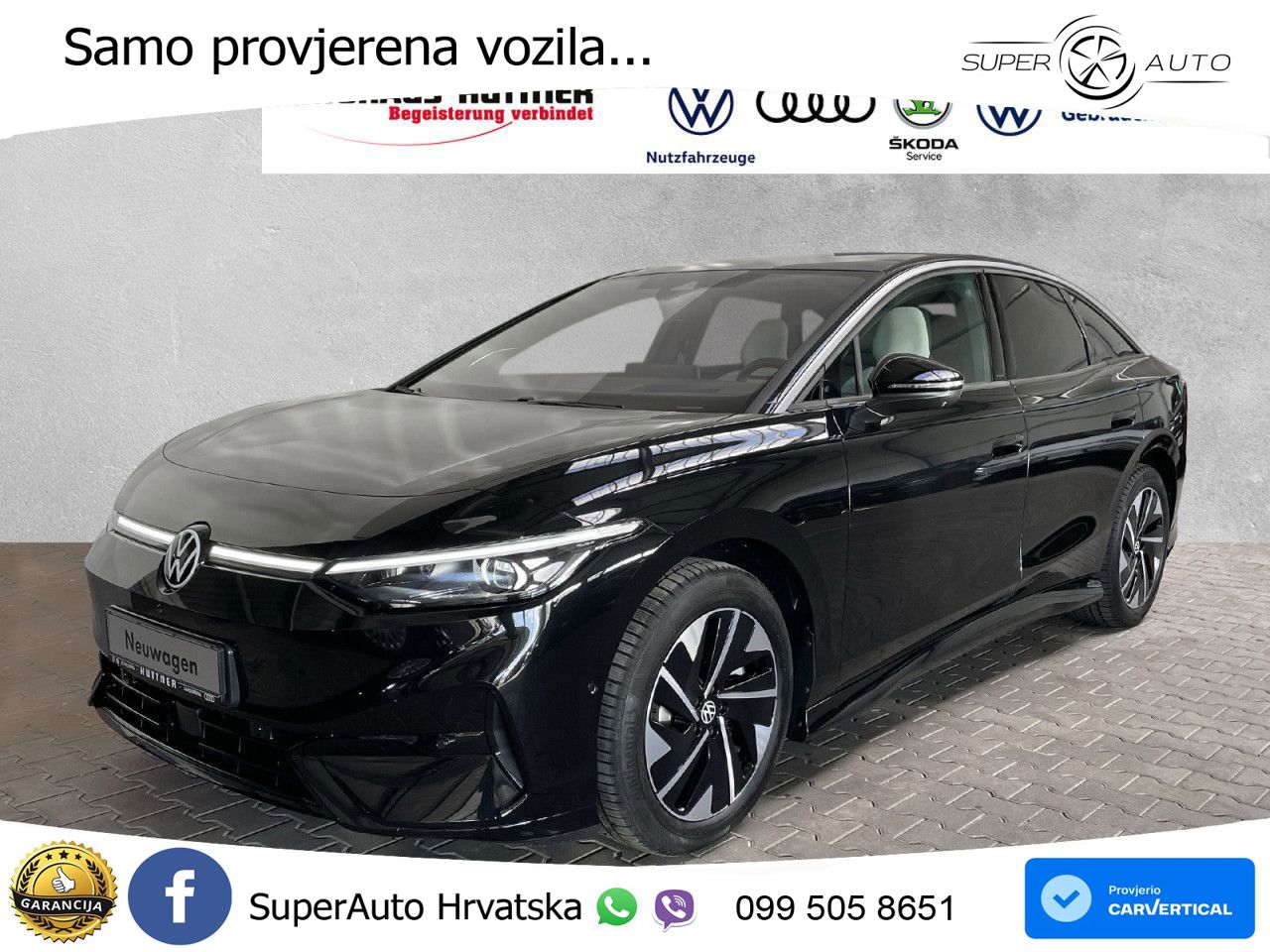 Volkswagen ID.7 Pro 82 kWh (286 KS)