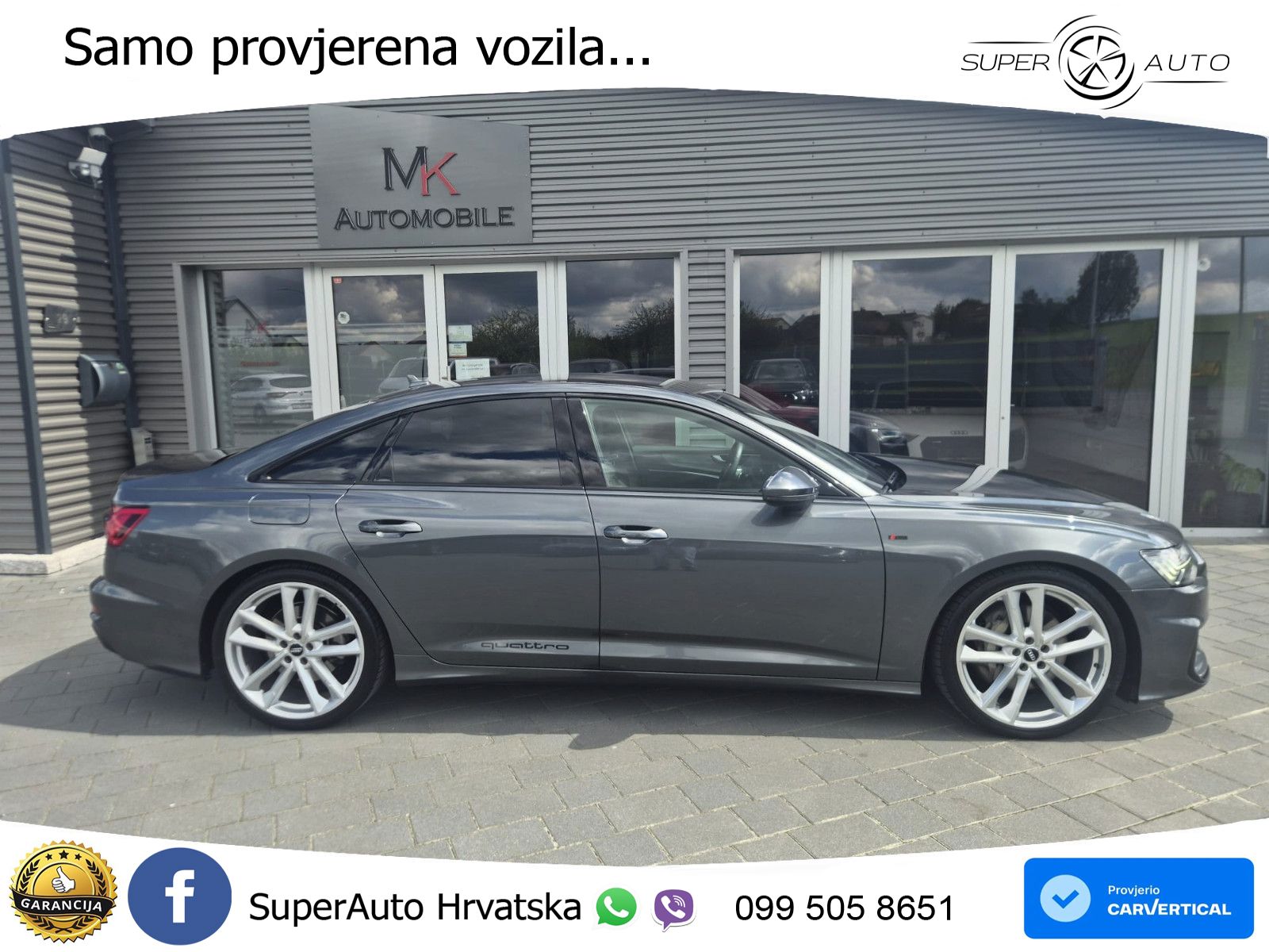Audi A6 50 TDI V6 (286 KS) quattro tiptronic S line LED+GR SJED+ACC