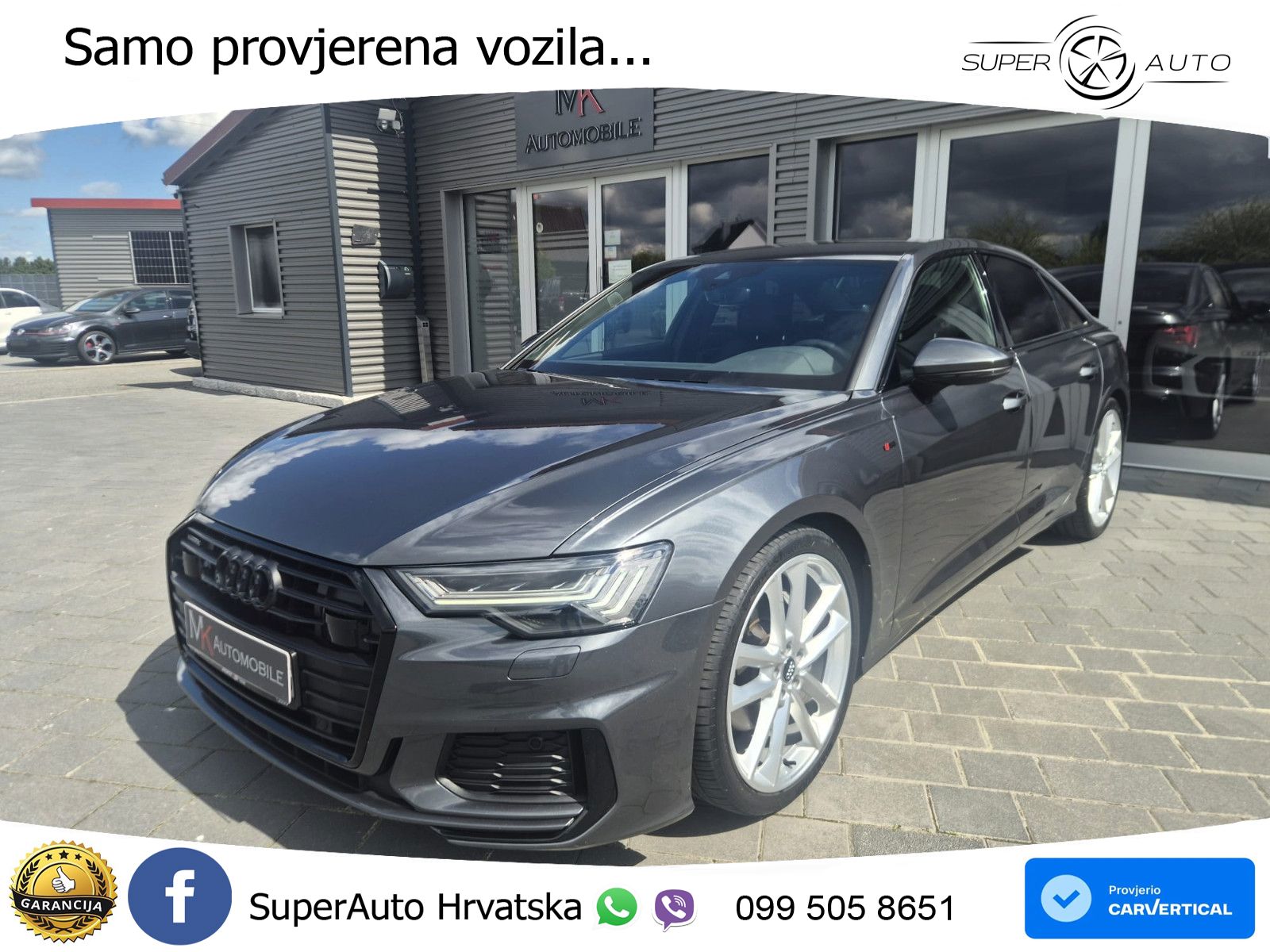 Audi A6 50 TDI V6 (286 KS) quattro tiptronic S line LED+GR SJED+ACC