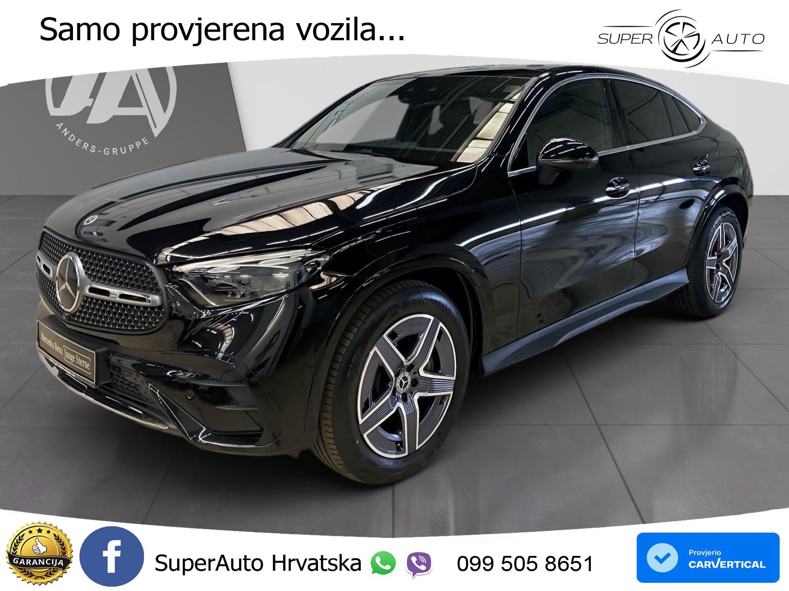 Mercedes GLC Coupe 450d (367 KS) 4MATIC 9G-TRONIC AMG ACC+HEAD+GR SJED+360+PANO