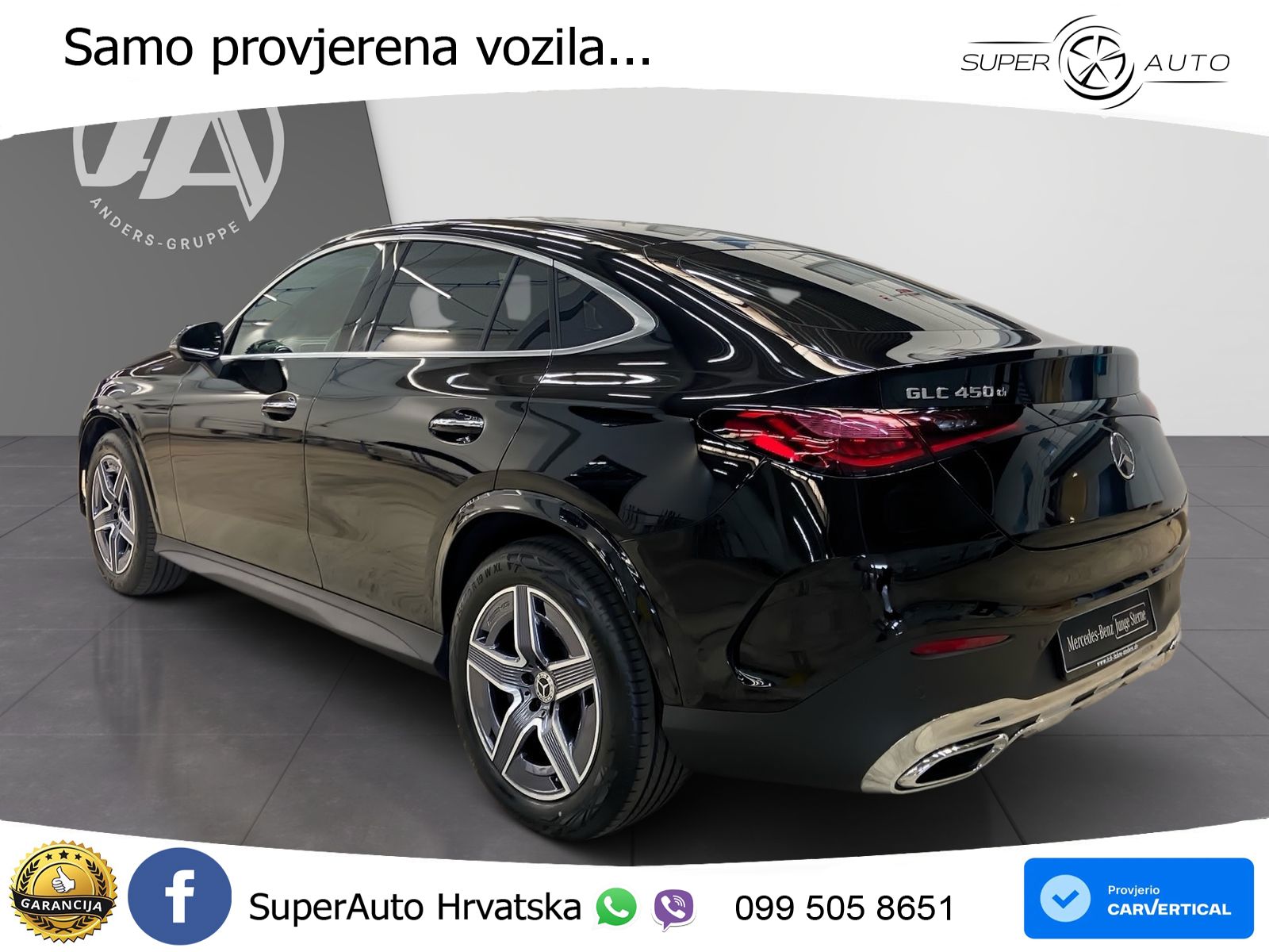 Mercedes GLC Coupe 450d (367 KS) 4MATIC 9G-TRONIC AMG ACC+HEAD+GR SJED+360+PANO