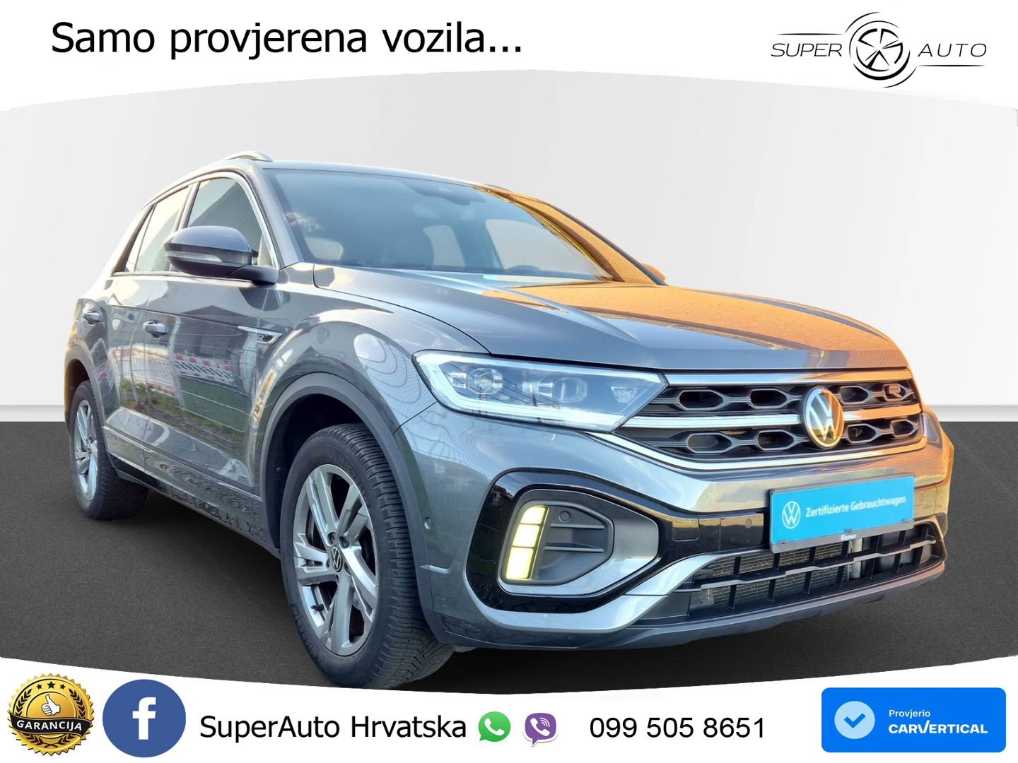 Volkswagen T-Roc 1.5 TSI (150 KS) DSG R-Line LED+GR SJED+ACC