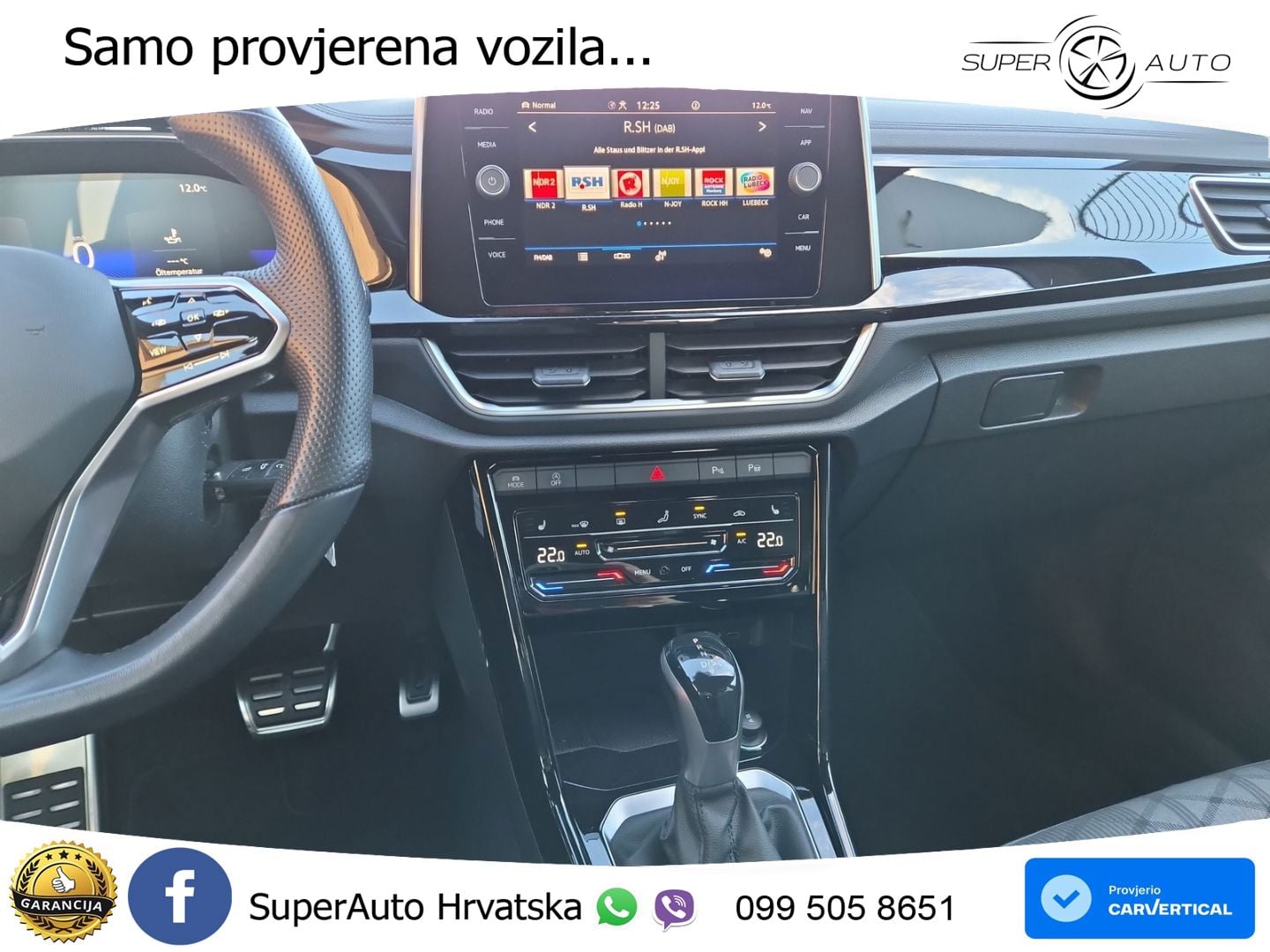 Volkswagen T-Roc 1.5 TSI (150 KS) DSG R-Line LED+GR SJED+ACC