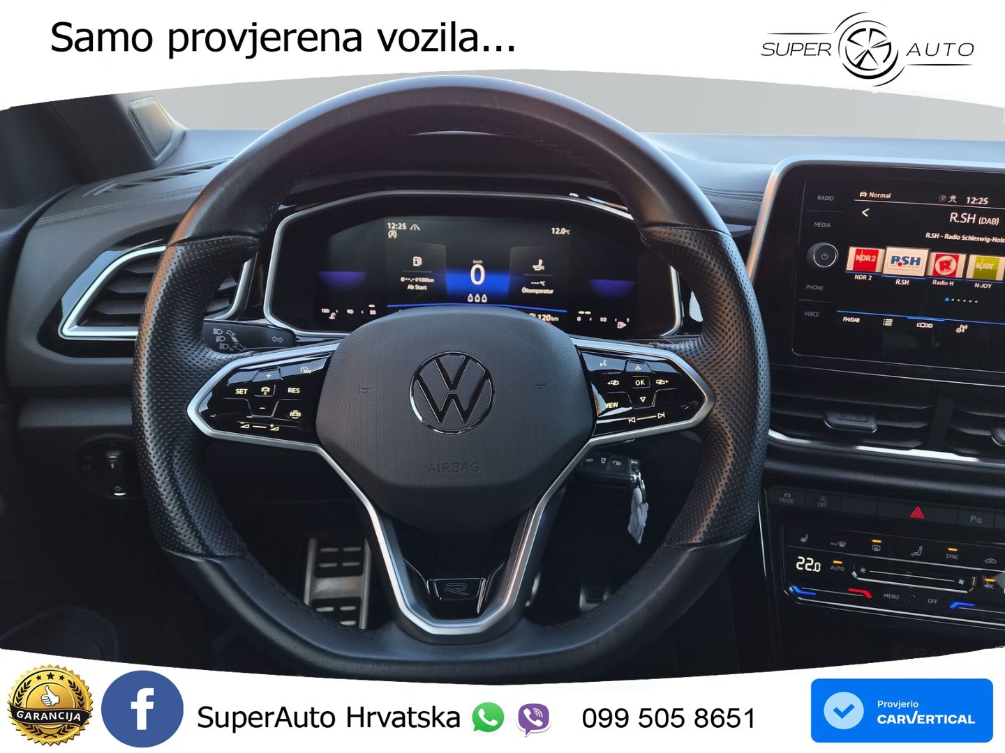 Volkswagen T-Roc 1.5 TSI (150 KS) DSG R-Line LED+GR SJED+ACC