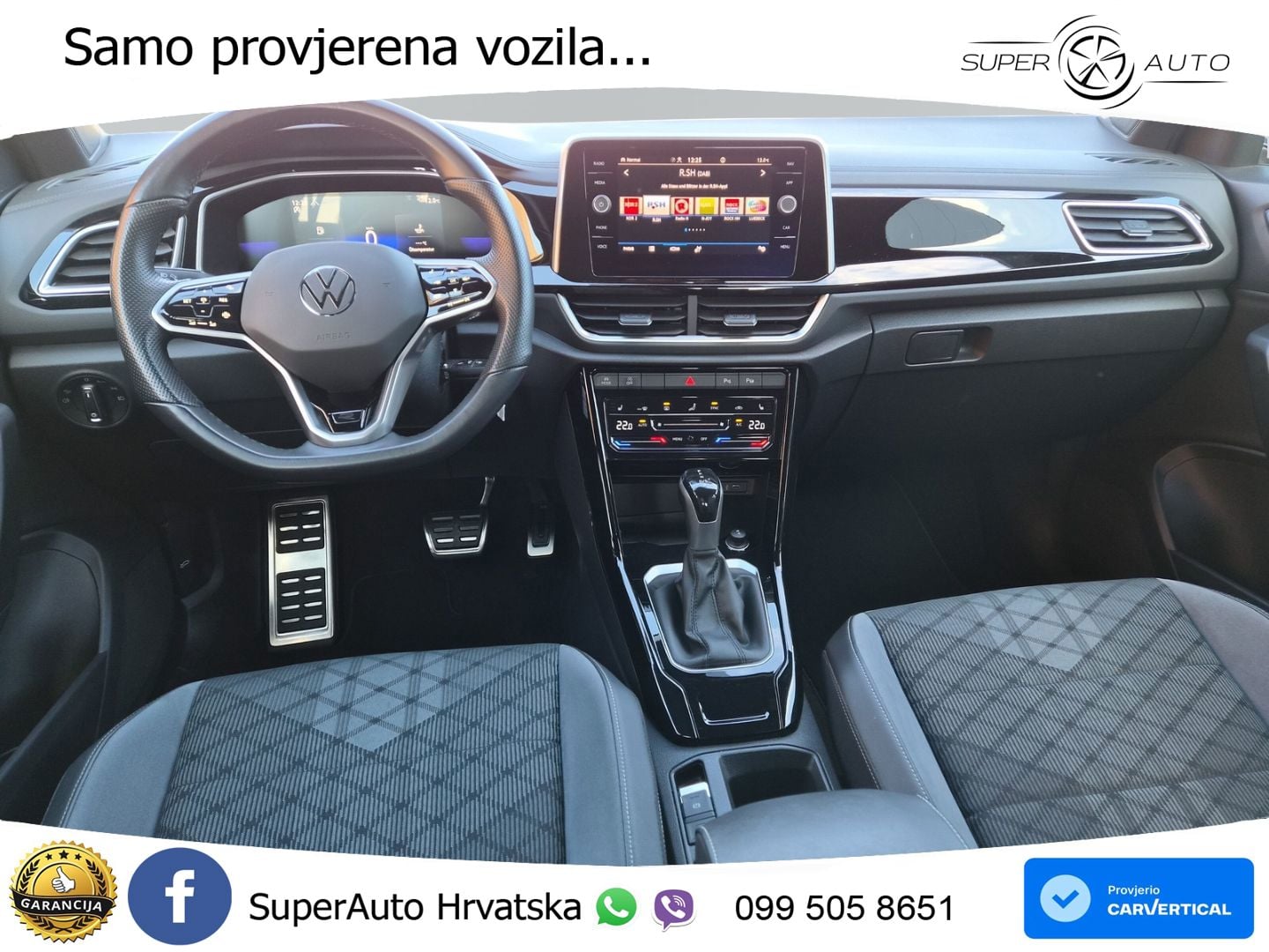 Volkswagen T-Roc 1.5 TSI (150 KS) DSG R-Line LED+GR SJED+ACC