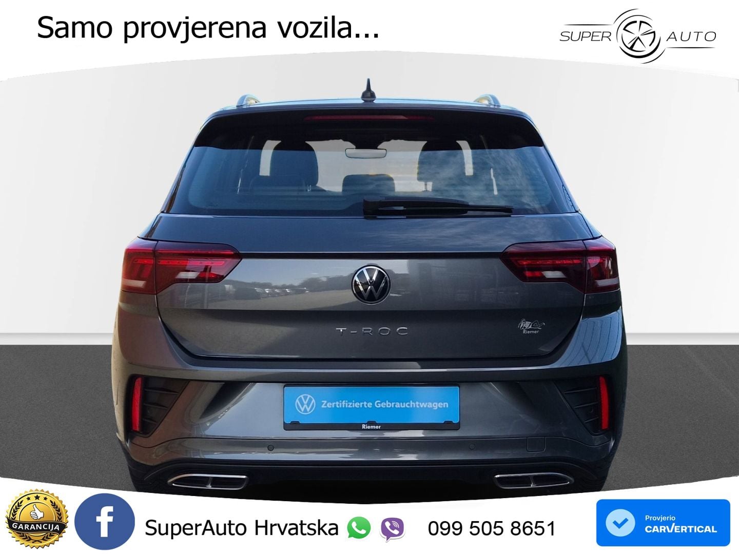 Volkswagen T-Roc 1.5 TSI (150 KS) DSG R-Line LED+GR SJED+ACC