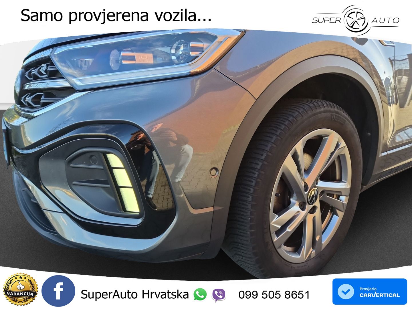 Volkswagen T-Roc 1.5 TSI (150 KS) DSG R-Line LED+GR SJED+ACC