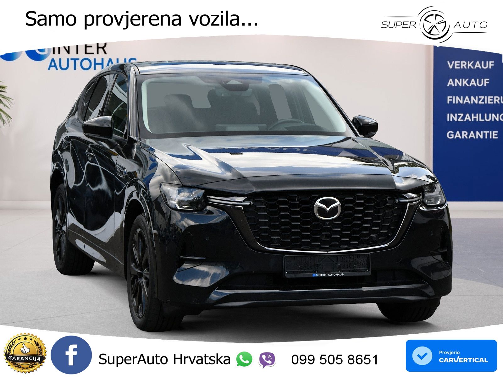 Mazda CX-60 3.3 e-Skyactiv D (254 KS) AWD Automatic LED+GR SJED+ACC