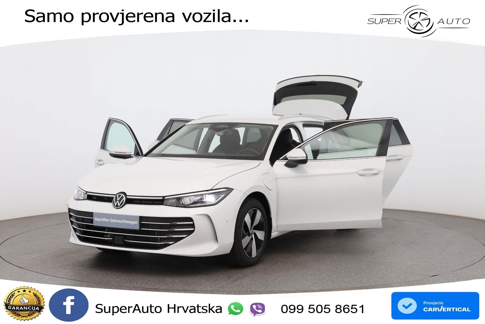 Volkswagen Passat Variant 1.5 TSI (204 KS) eHybrid DSG Business MATRIX+GR SJED+KAM