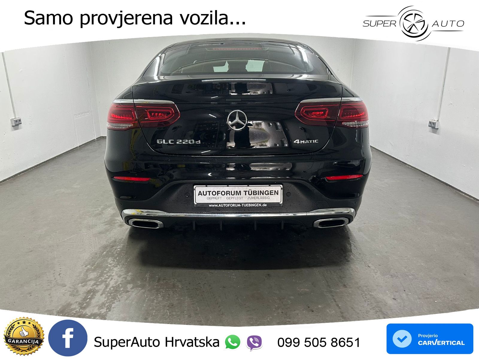 Mercedes GLC Coupe 220d (194 KS) 4MATIC G-TRONIC AMG LED+GR SJED+ACC