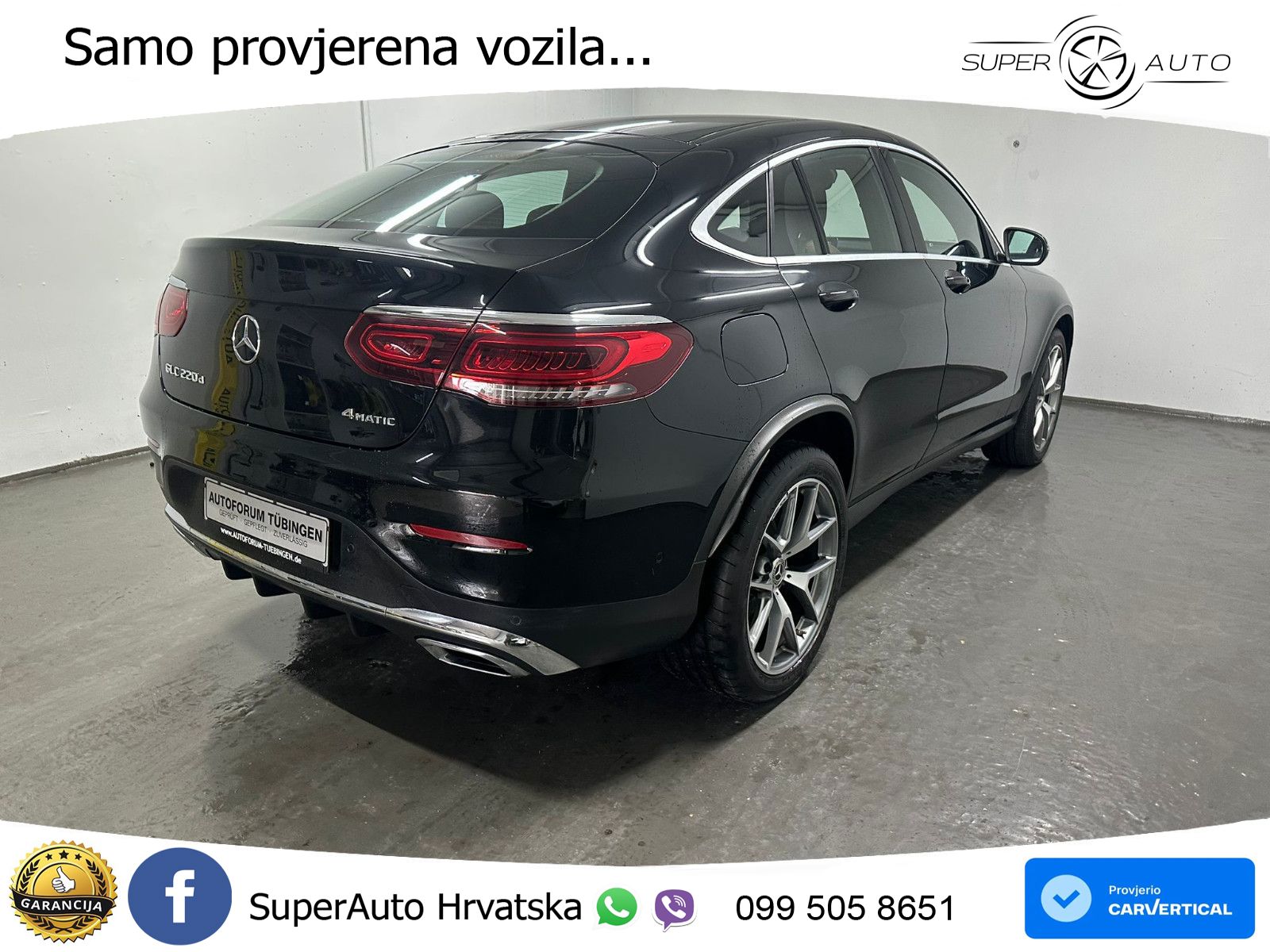 Mercedes GLC Coupe 220d (194 KS) 4MATIC G-TRONIC AMG LED+GR SJED+ACC