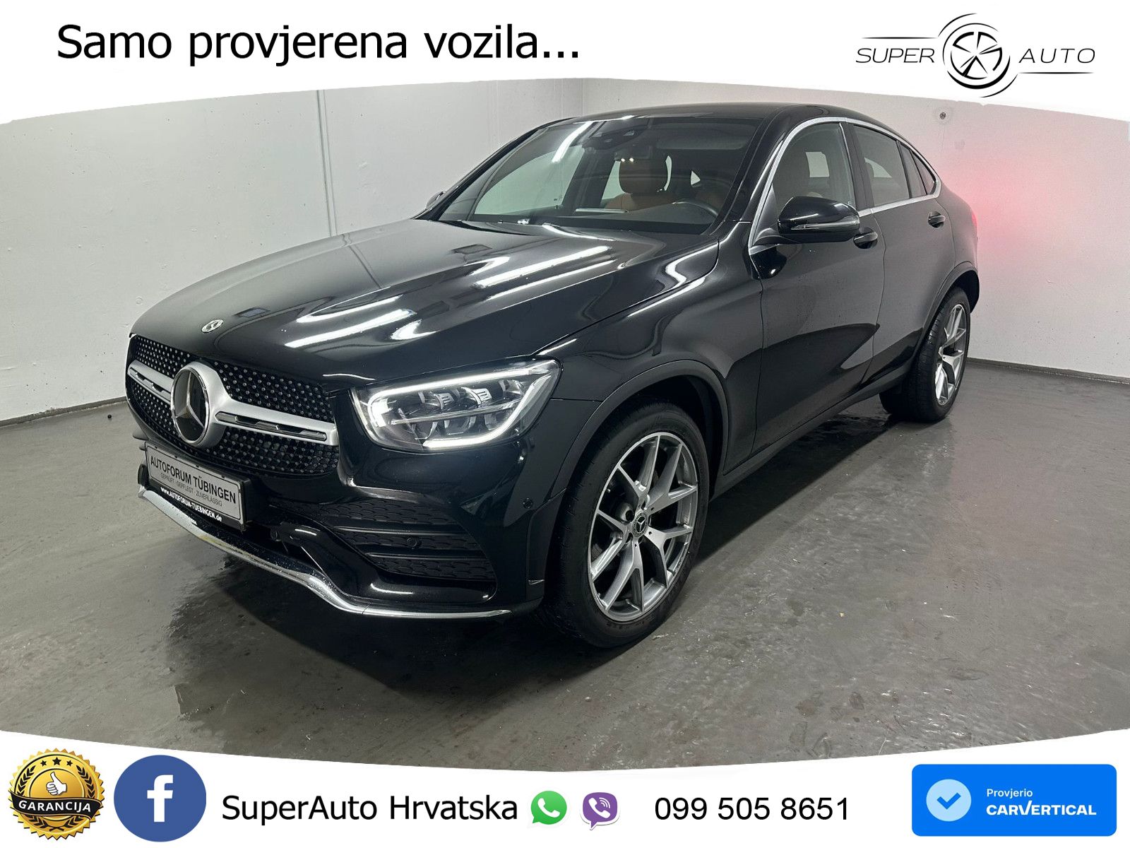 Mercedes GLC Coupe 220d (194 KS) 4MATIC G-TRONIC AMG LED+GR SJED+ACC