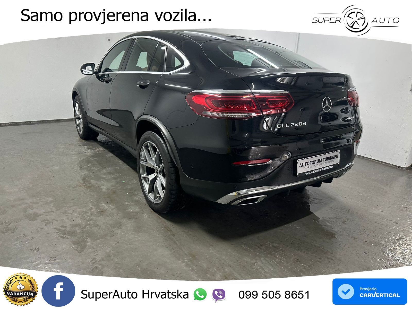 Mercedes GLC Coupe 220d (194 KS) 4MATIC G-TRONIC AMG LED+GR SJED+ACC