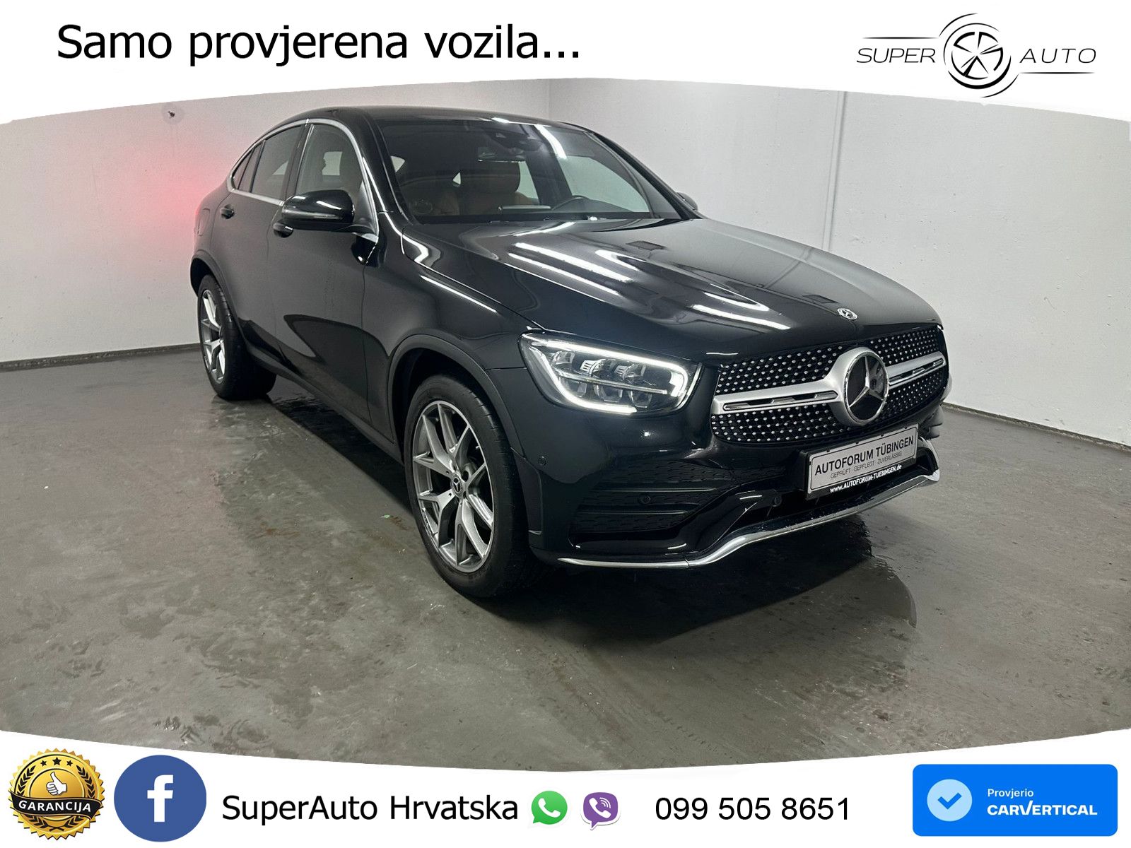 Mercedes GLC Coupe 220d (194 KS) 4MATIC G-TRONIC AMG LED+GR SJED+ACC