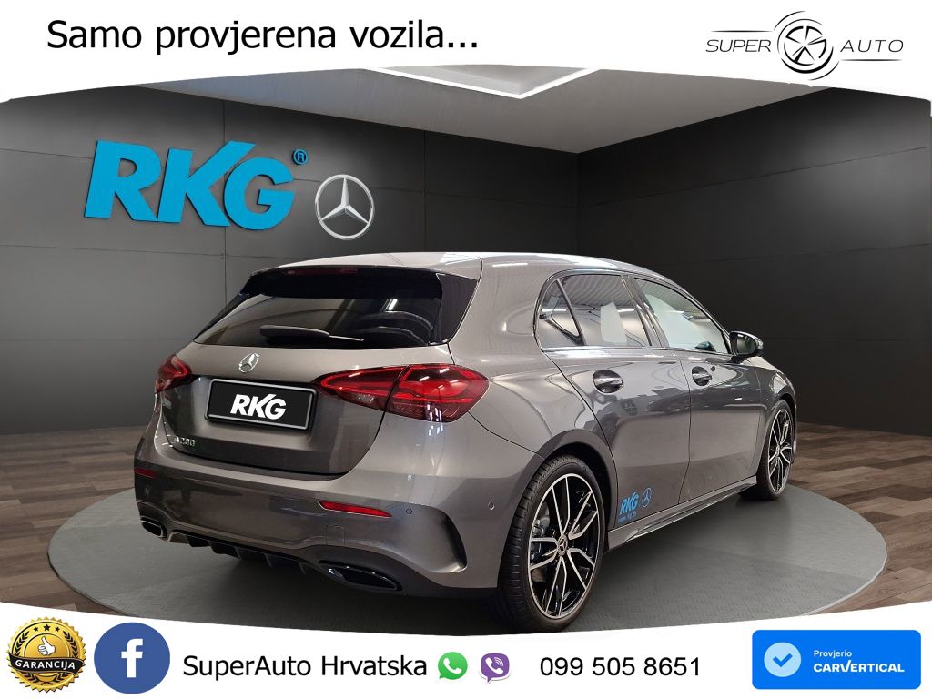 Mercedes-Benz A 200 7G-DCT AMG ACC+GR SJED+360+PANO