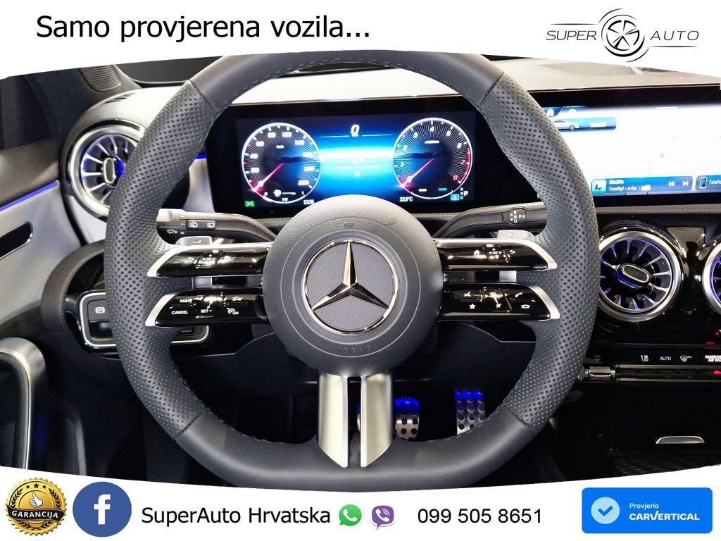 Mercedes-Benz A 200 7G-DCT AMG ACC+GR SJED+360+PANO