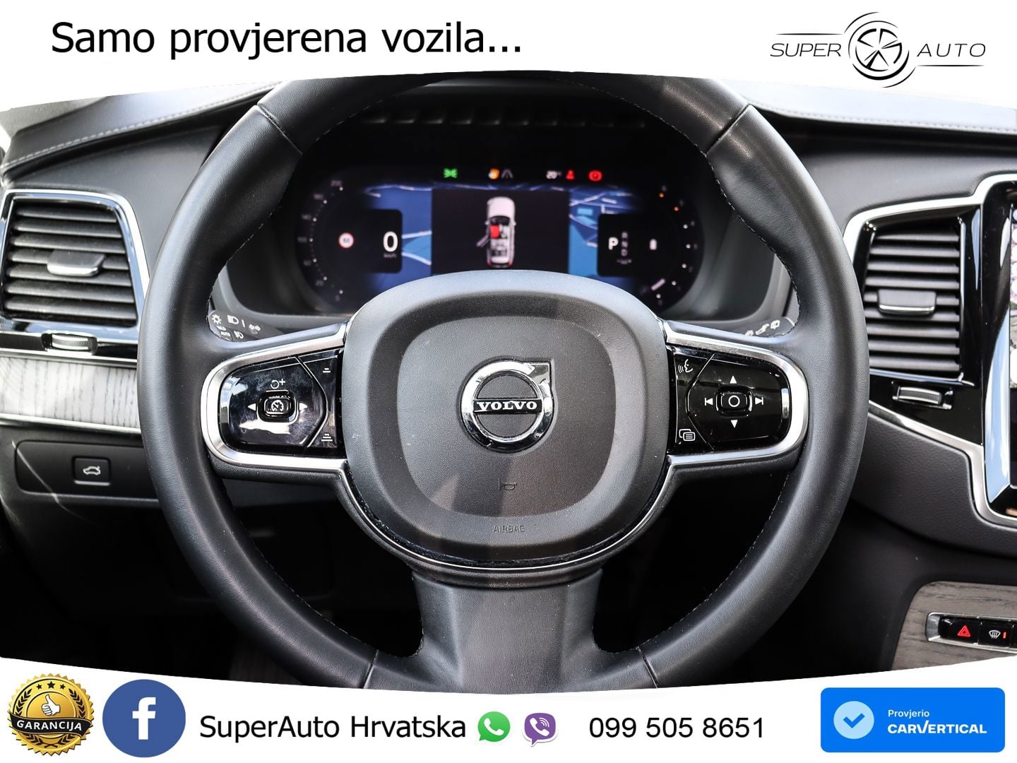 Volvo XC90 2.0 B5 Diesel AWD Automatic ACC+GR SJED+360+PANO