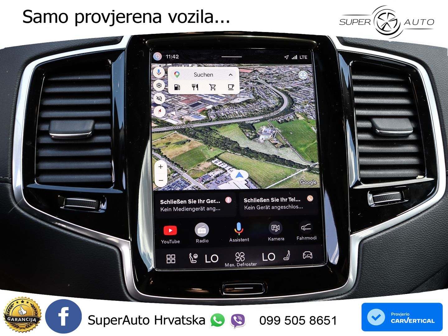 Volvo XC90 2.0 B5 Diesel AWD Automatic ACC+GR SJED+360+PANO