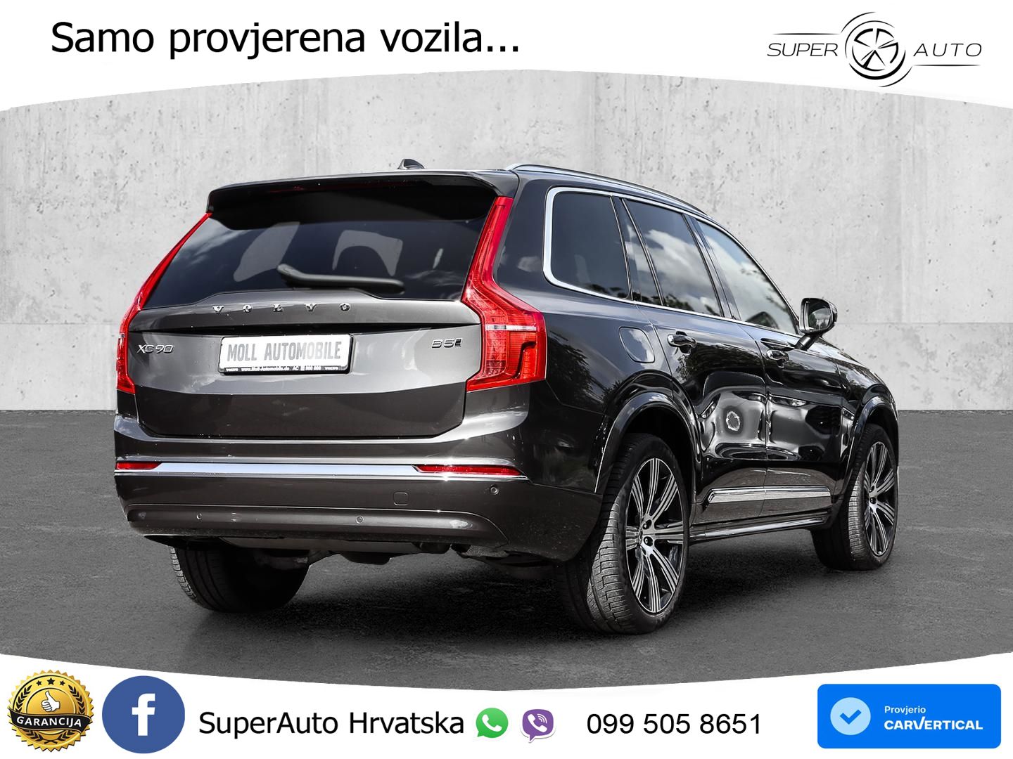 Volvo XC90 2.0 B5 Diesel AWD Automatic ACC+GR SJED+360+PANO