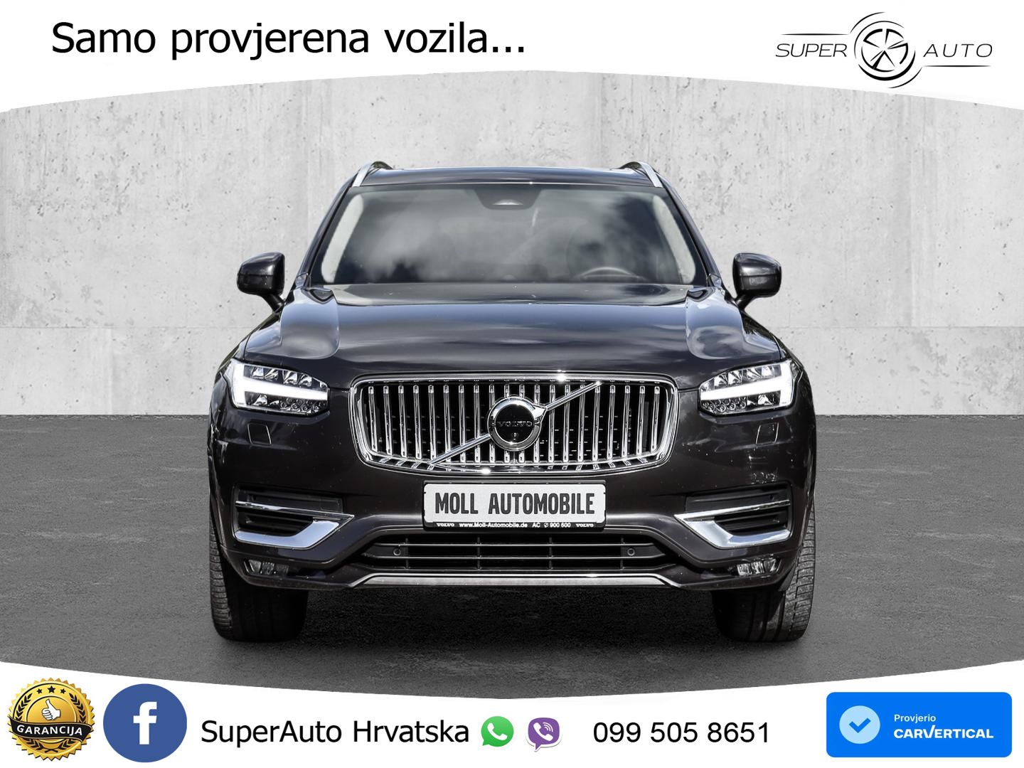 Volvo XC90 2.0 B5 Diesel AWD Automatic ACC+GR SJED+360+PANO